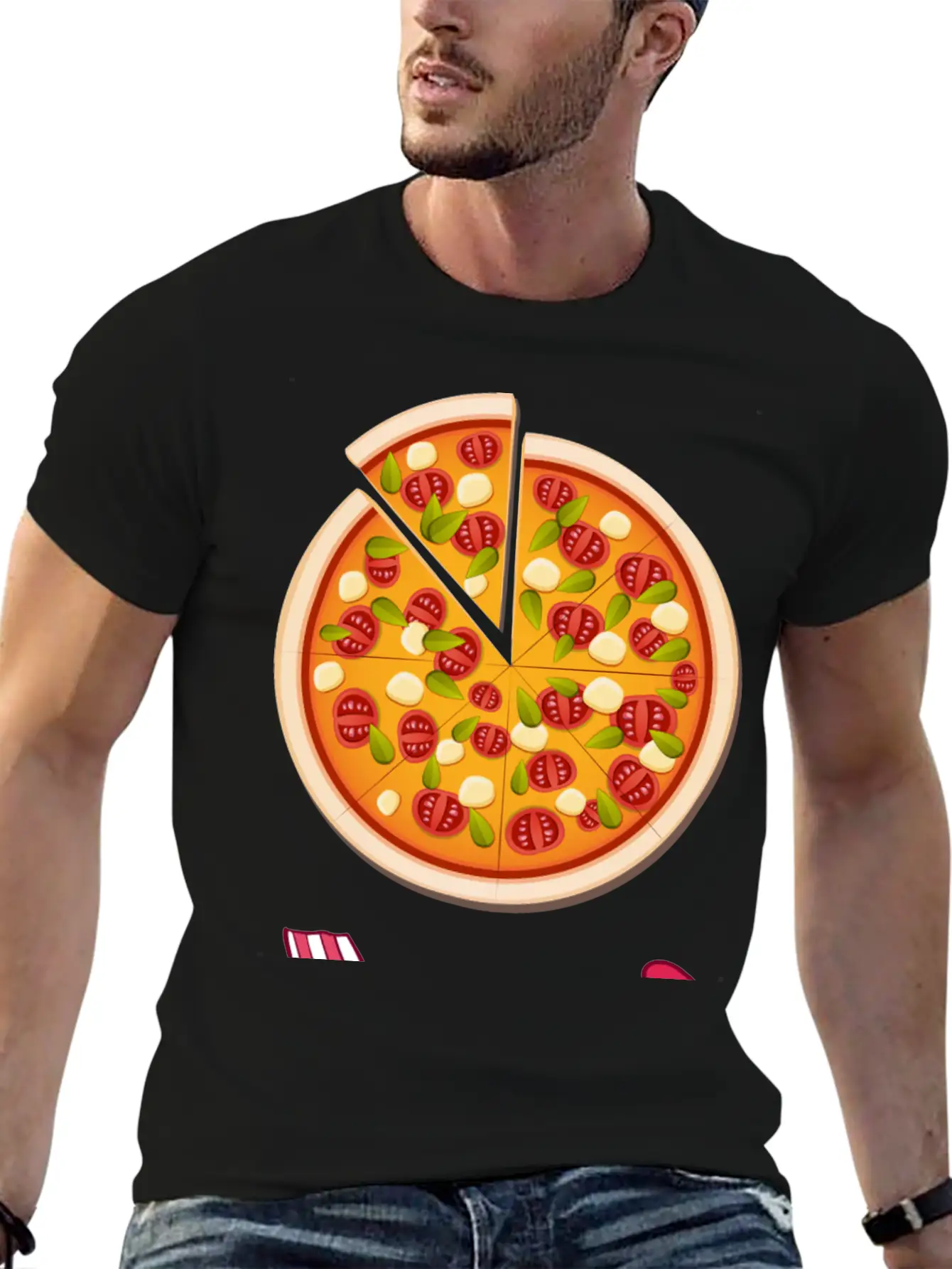 PIZZA Is My Valentine - Arrow Pointing Left Comfortable Minimalist Graphic Tee – Summer Style Essential