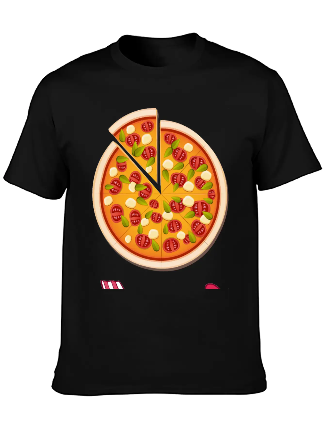 PIZZA Is My Valentine - Arrow Pointing Left Comfortable Minimalist Graphic Tee – Summer Style Essential