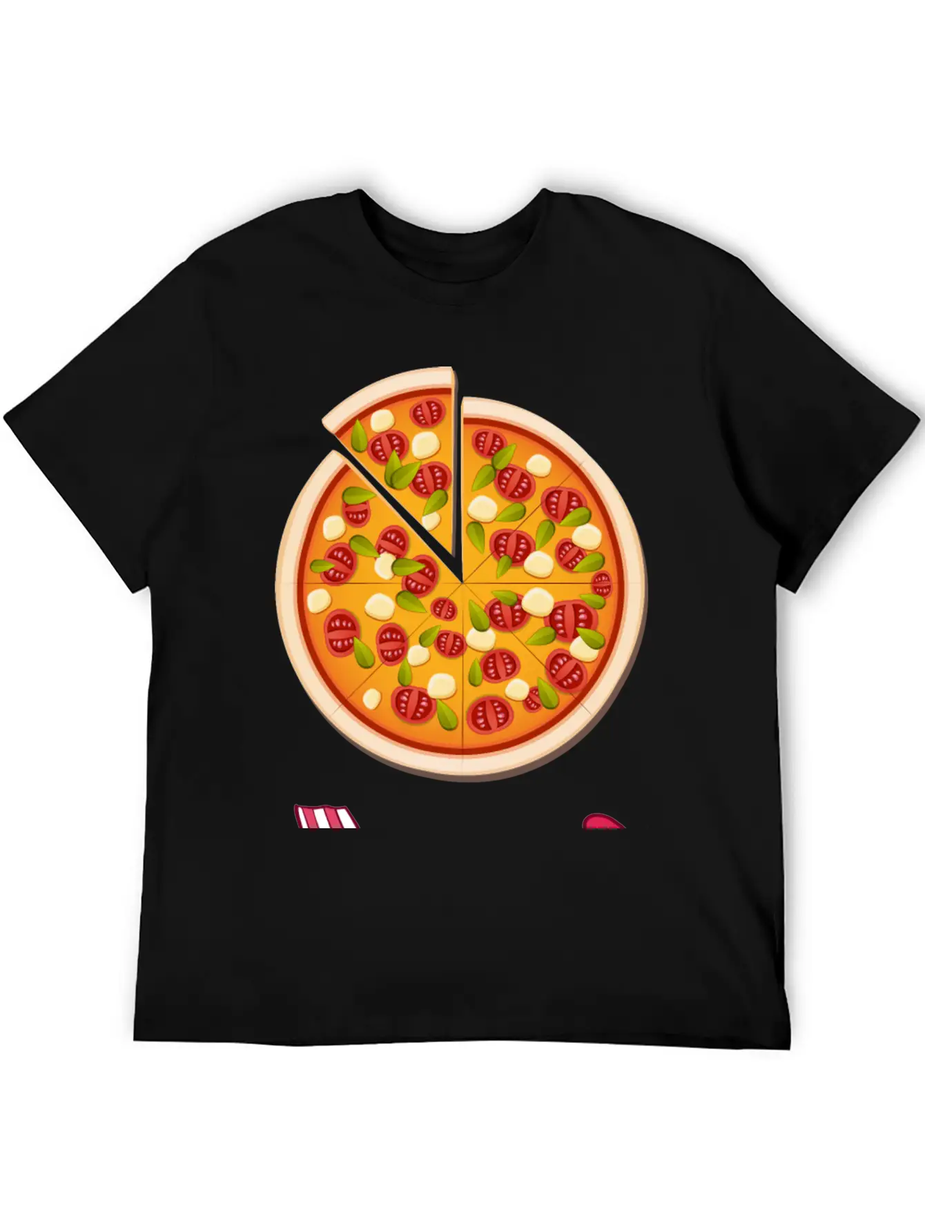 PIZZA Is My Valentine - Arrow Pointing Left Comfortable Minimalist Graphic Tee – Summer Style Essential