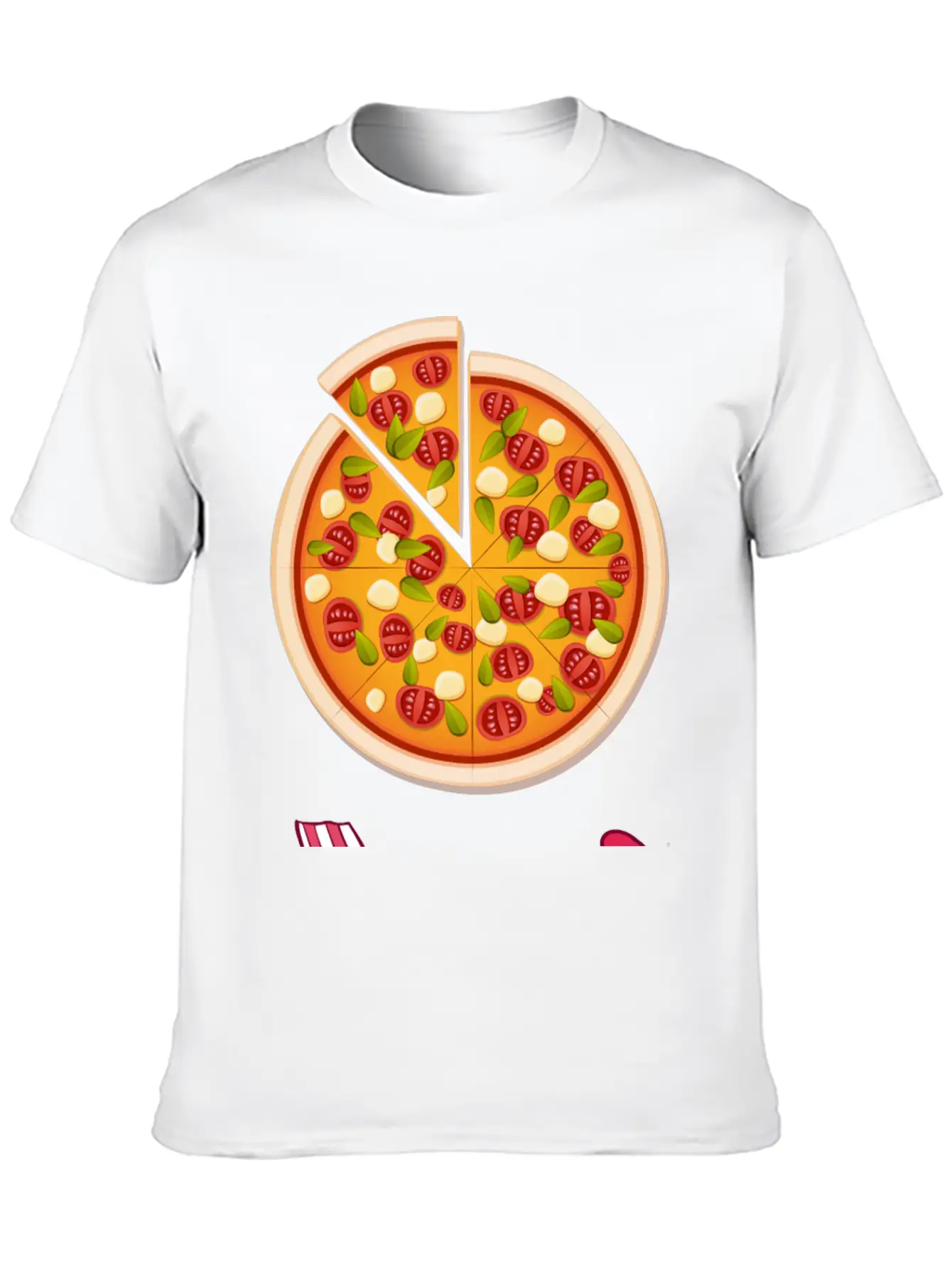 PIZZA Is My Valentine - Arrow Pointing Left Comfortable Minimalist Graphic Tee – Summer Style Essential
