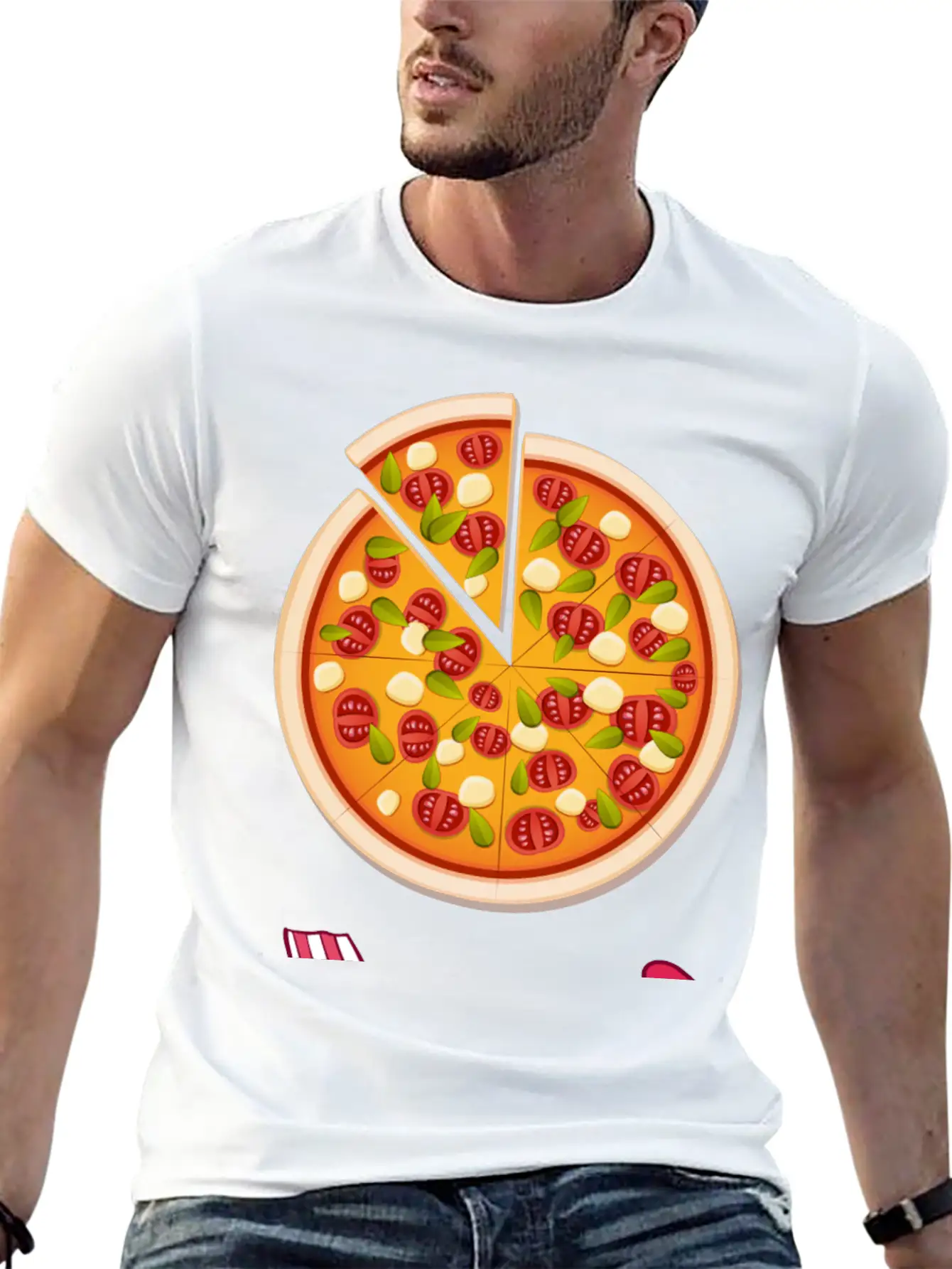 PIZZA Is My Valentine - Arrow Pointing Left Comfortable Minimalist Graphic Tee – Summer Style Essential