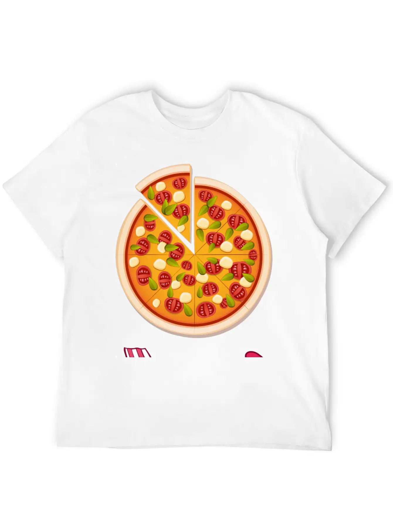 PIZZA Is My Valentine - Arrow Pointing Left Comfortable Minimalist Graphic Tee – Summer Style Essential