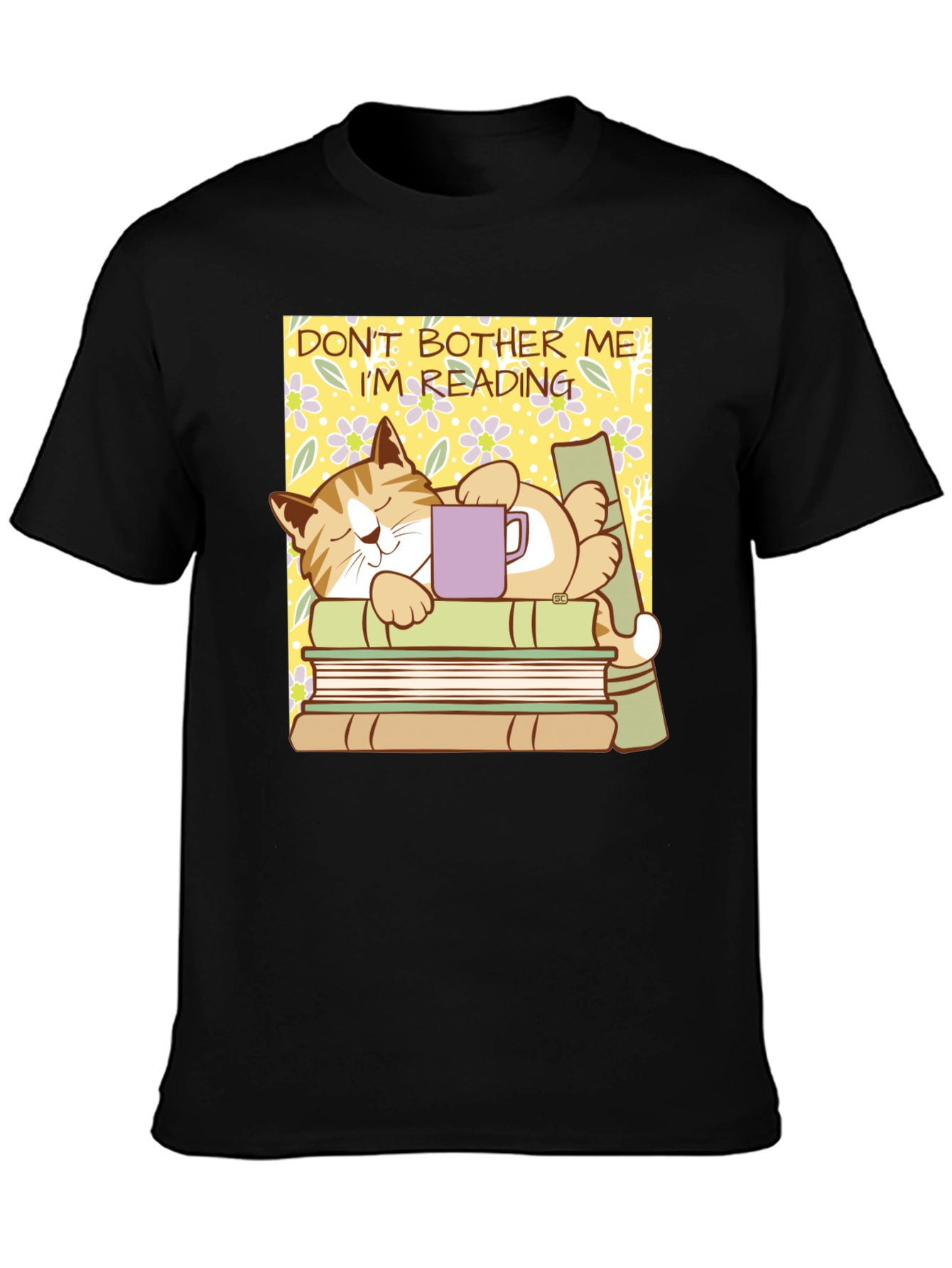 Dont Bother Me Im Reading Cat T-Shirt