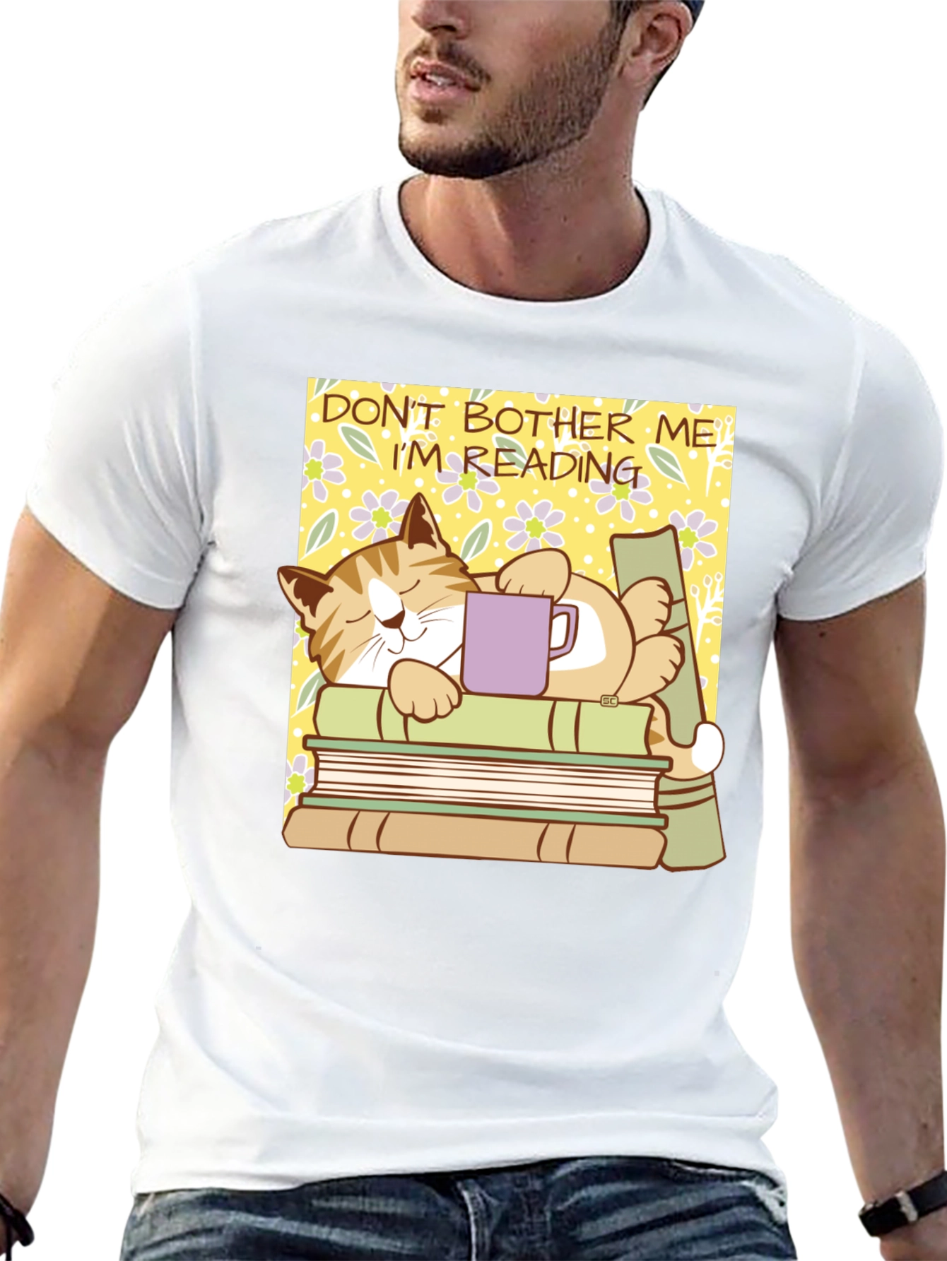 Dont Bother Me Im Reading Cat T-Shirt