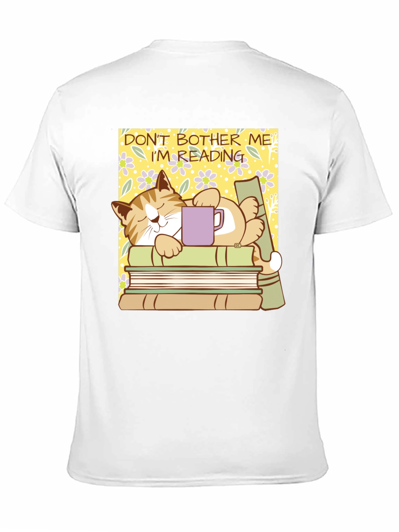 Dont Bother Me Im Reading Cat T-Shirt