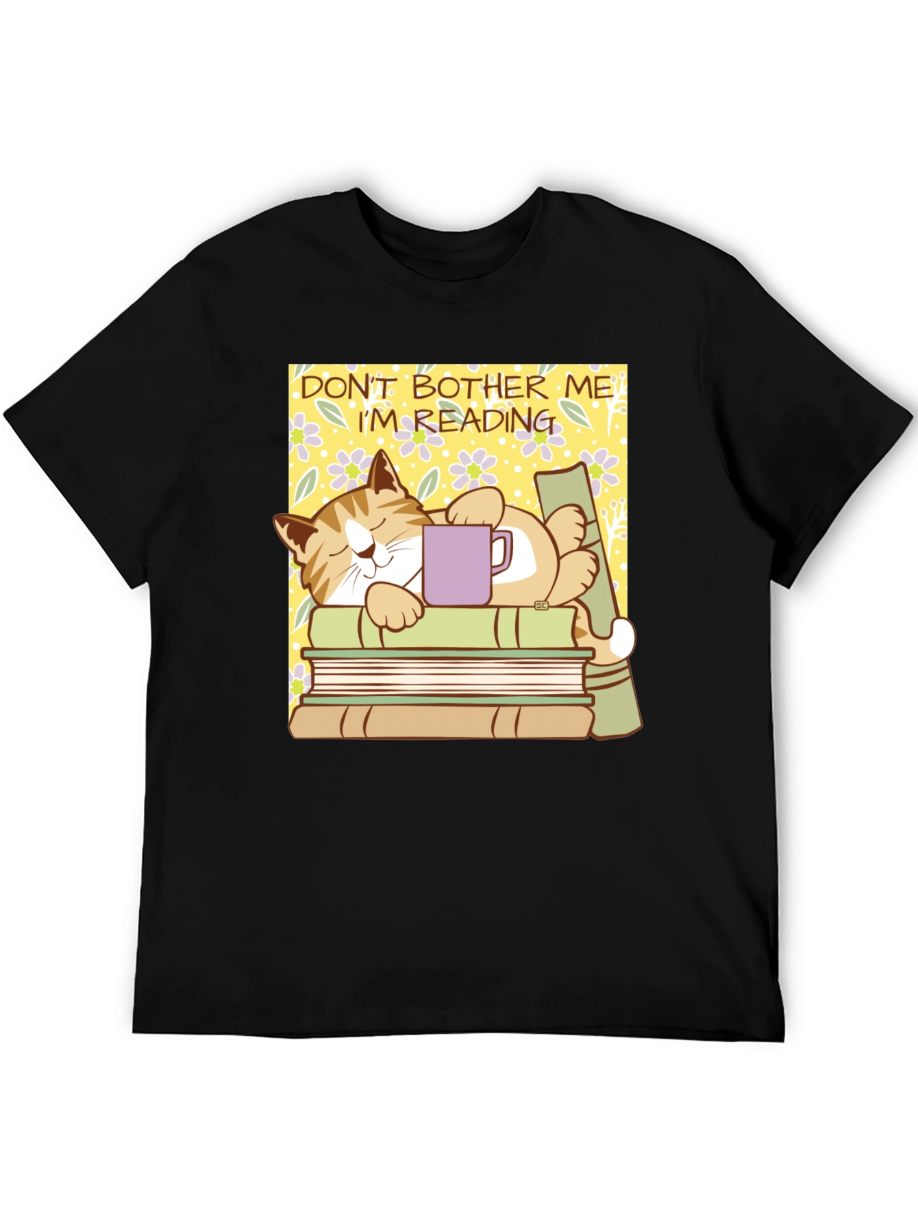 Dont Bother Me Im Reading Cat T-Shirt