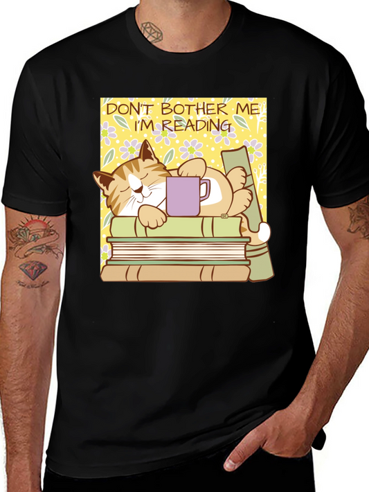 Dont Bother Me Im Reading Cat T-Shirt
