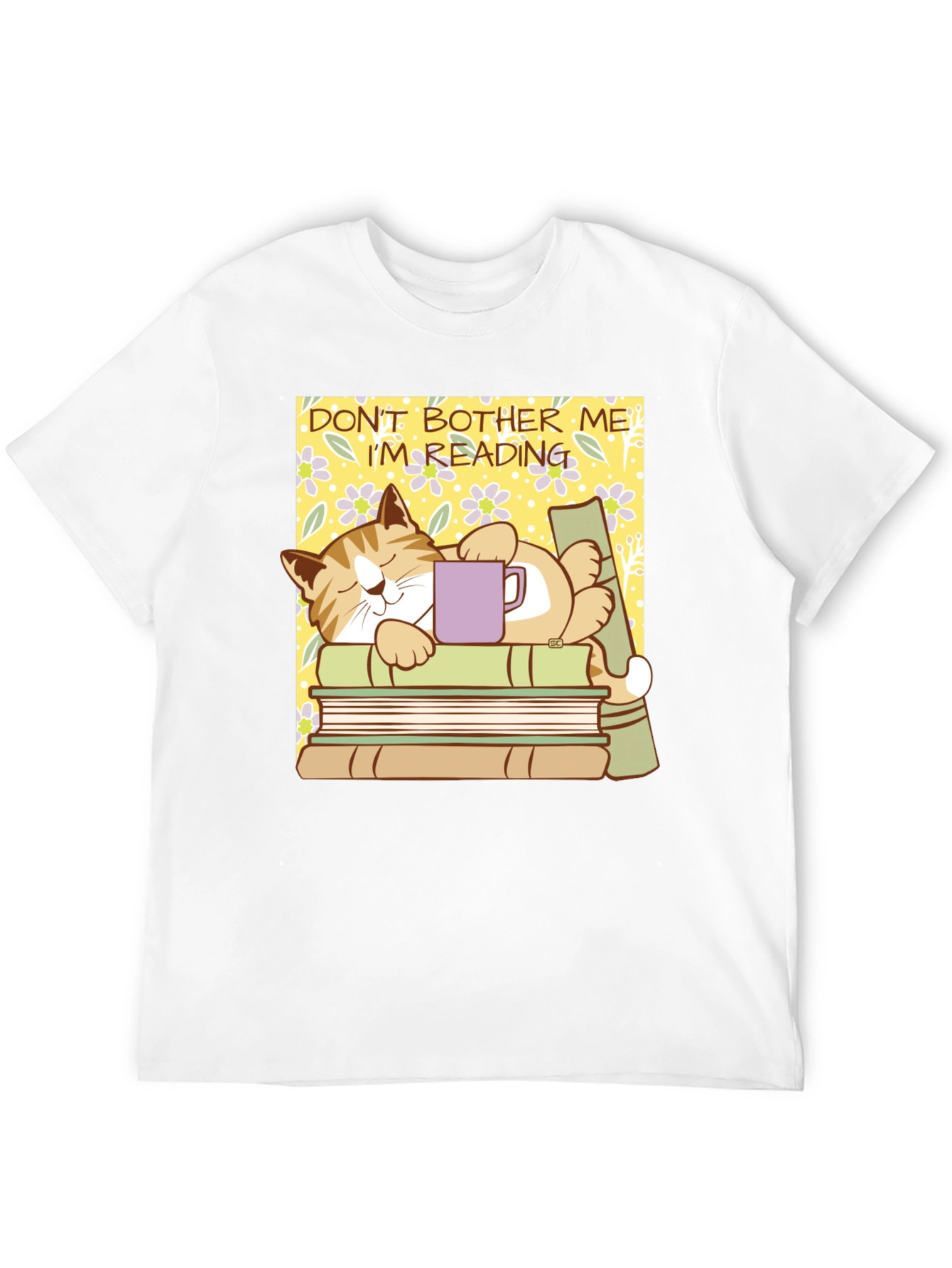 Dont Bother Me Im Reading Cat T-Shirt
