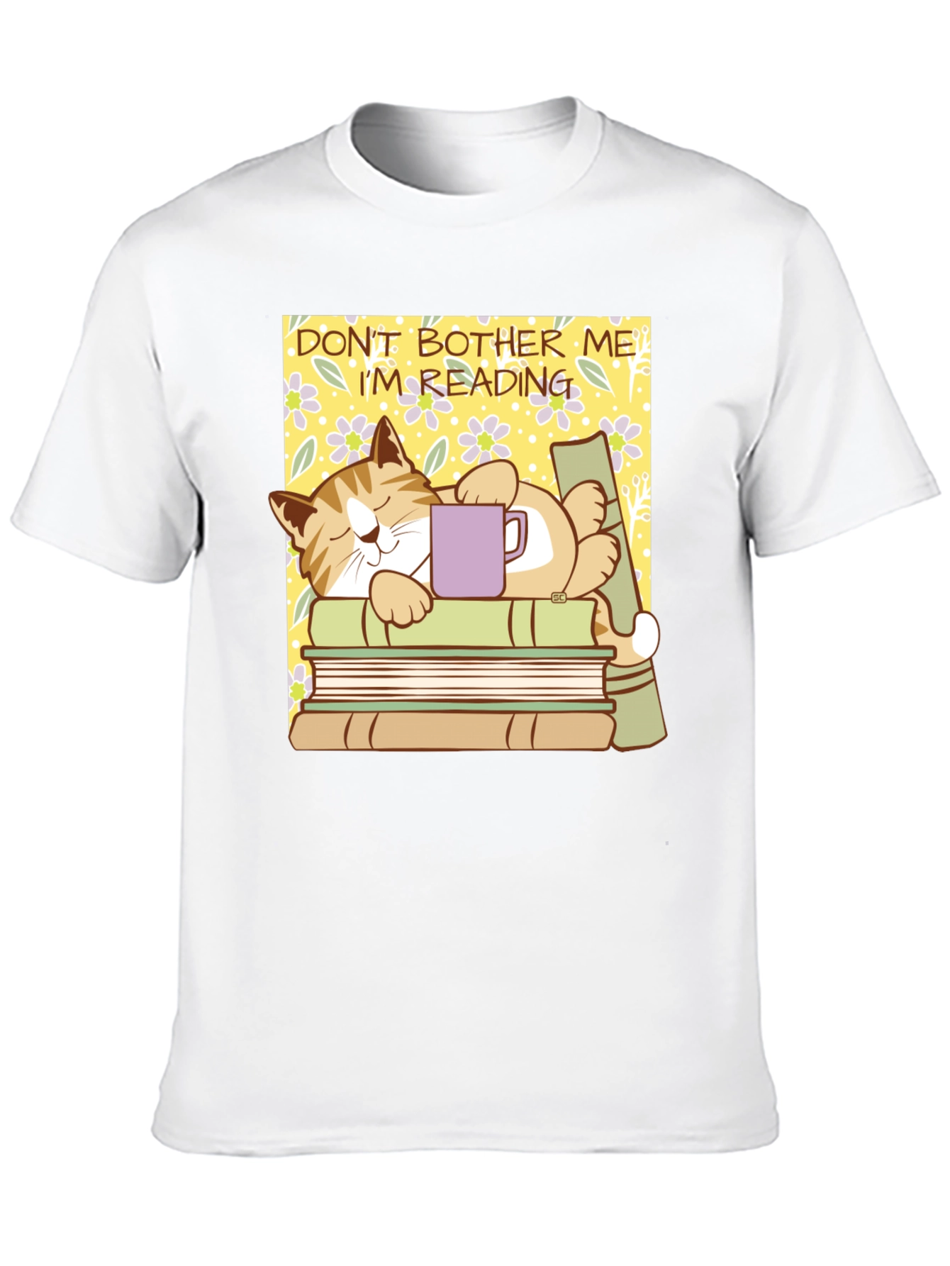Dont Bother Me Im Reading Cat T-Shirt