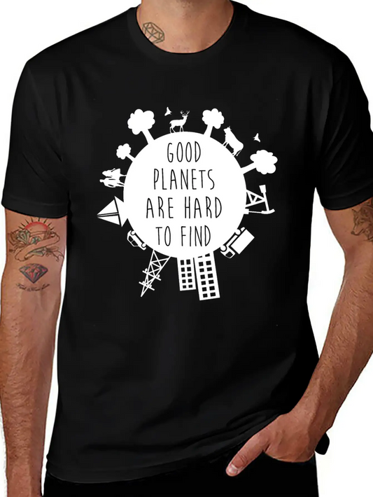 Planet B? Basic Graphic T-Shirt – Daily Comfort In Soft Cotton