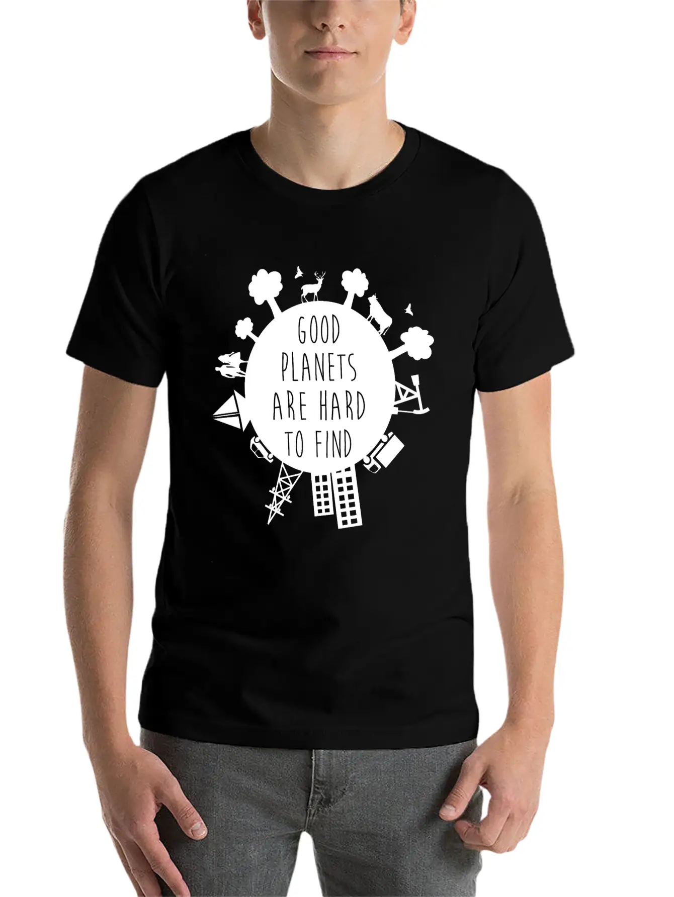 Planet B? Basic Graphic T-Shirt – Daily Comfort In Soft Cotton