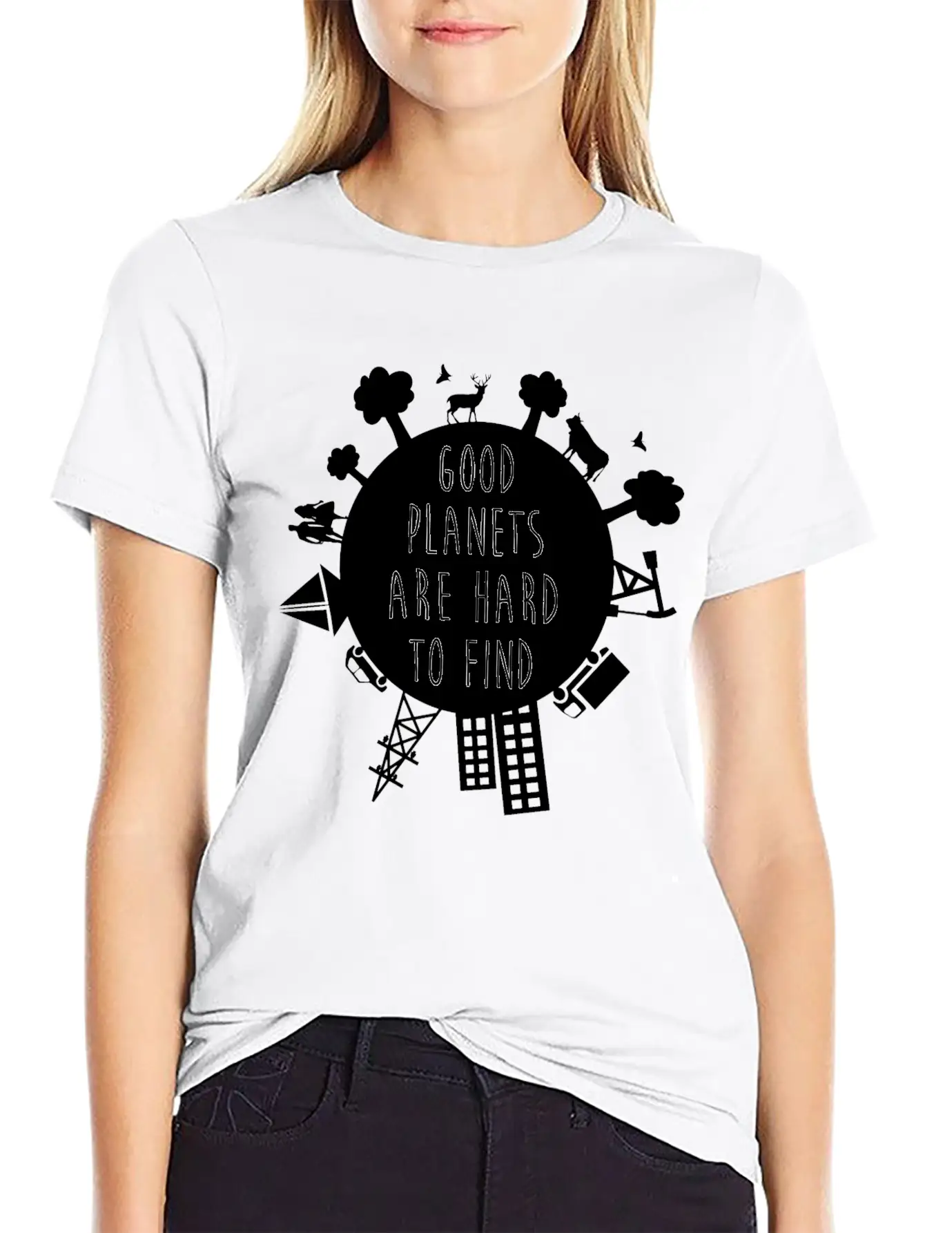 Planet B? Basic Graphic T-Shirt – Daily Comfort In Soft Cotton