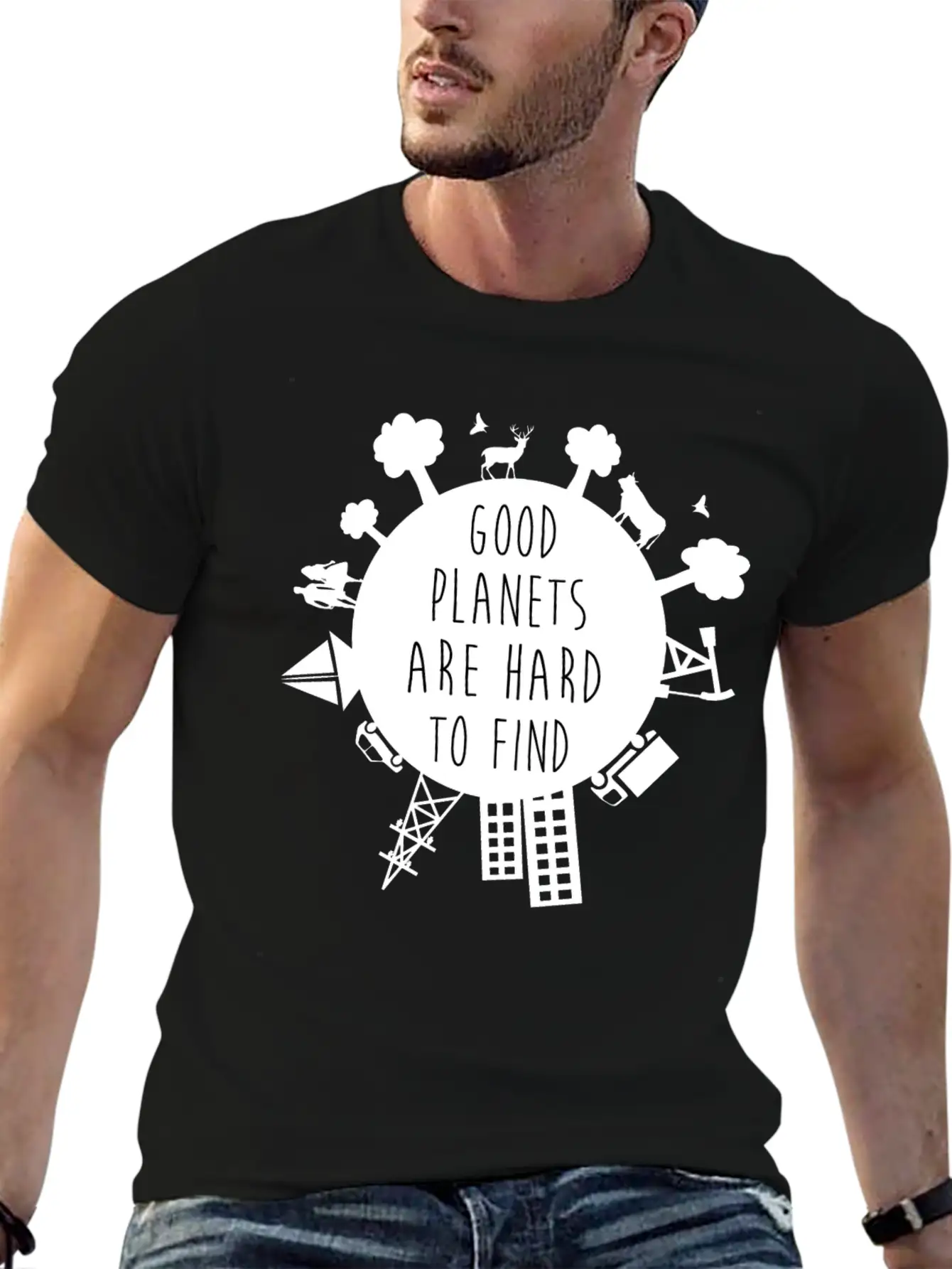Planet B? Basic Graphic T-Shirt – Daily Comfort In Soft Cotton