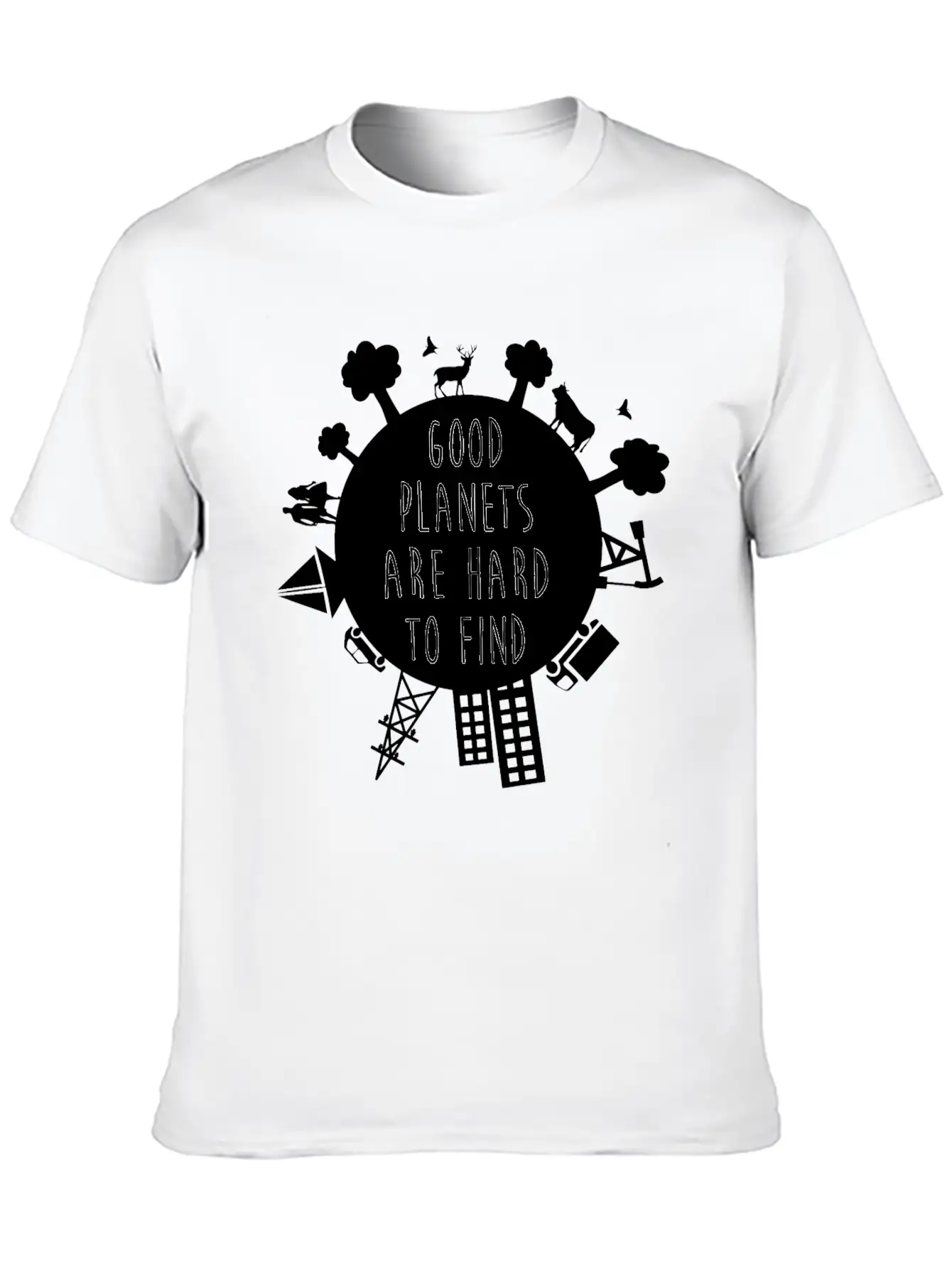 Planet B? Basic Graphic T-Shirt – Daily Comfort In Soft Cotton