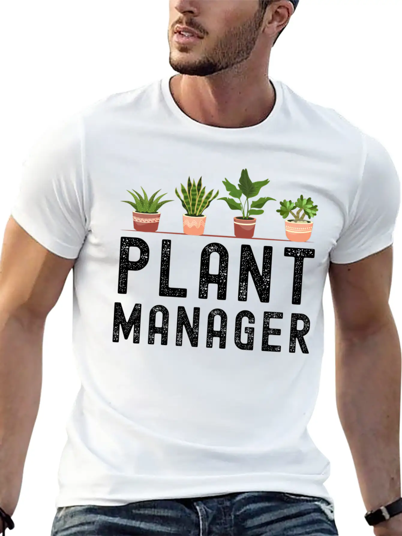 Plant Ager Gardening Plant For Gardeners Unisex Short Sleeve Soft Cotton T-Shirt – Casual Everyday Wear