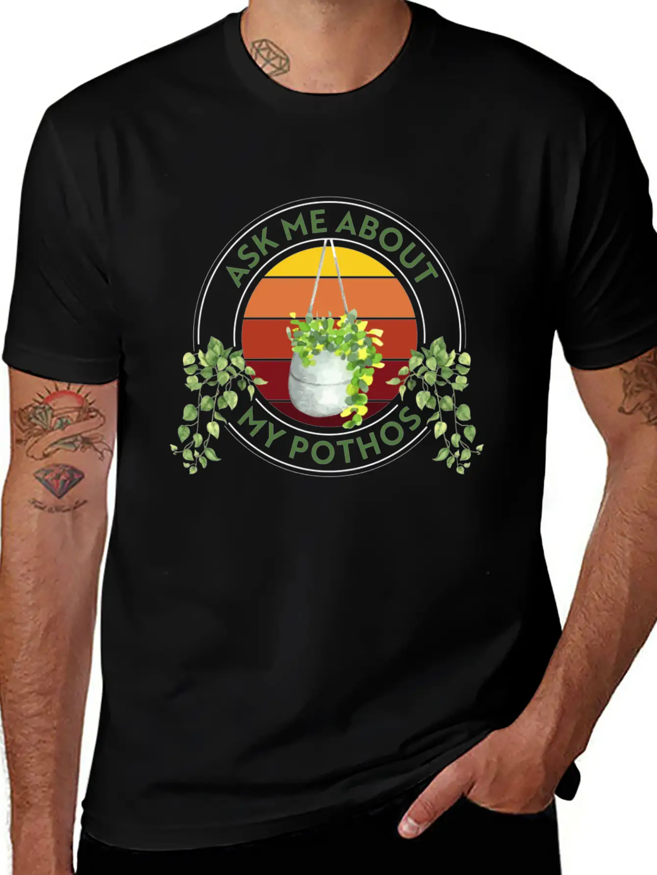 Plant, Plant Philodendron, Cactus Stylish Everyday T-Shirt – Unisex Basic Cotton Tee