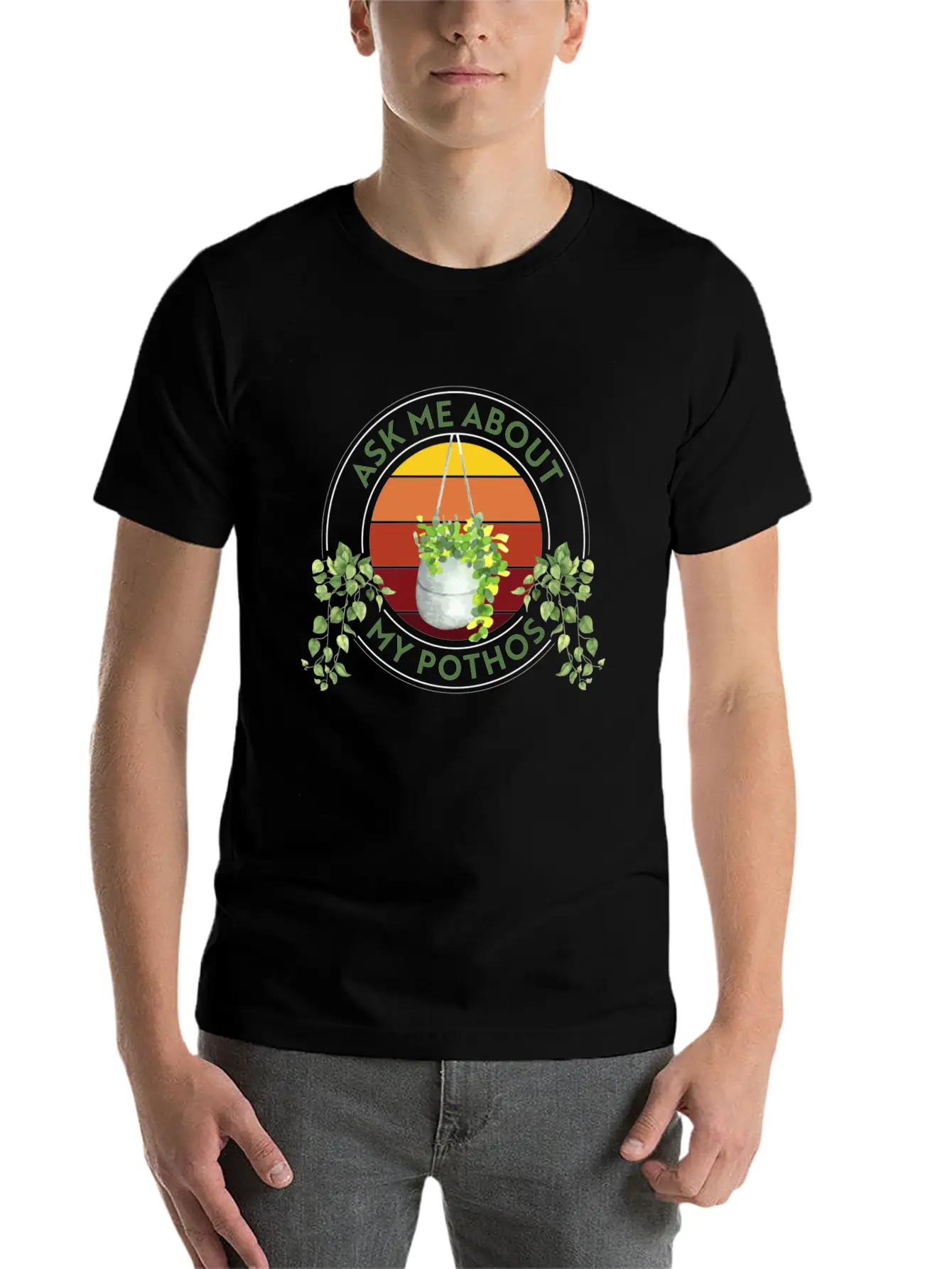 Plant, Plant Philodendron, Cactus Stylish Everyday T-Shirt – Unisex Basic Cotton Tee