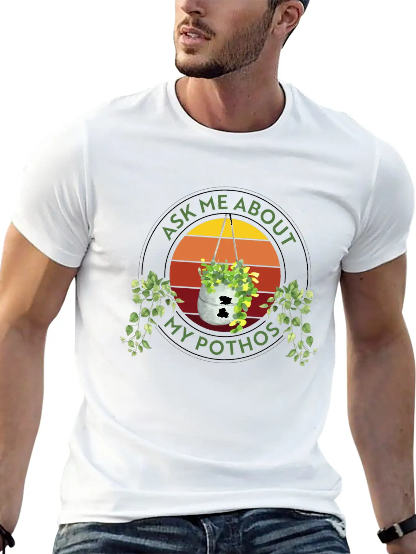 Plant, Plant Philodendron, Cactus Stylish Everyday T-Shirt – Unisex Basic Cotton Tee