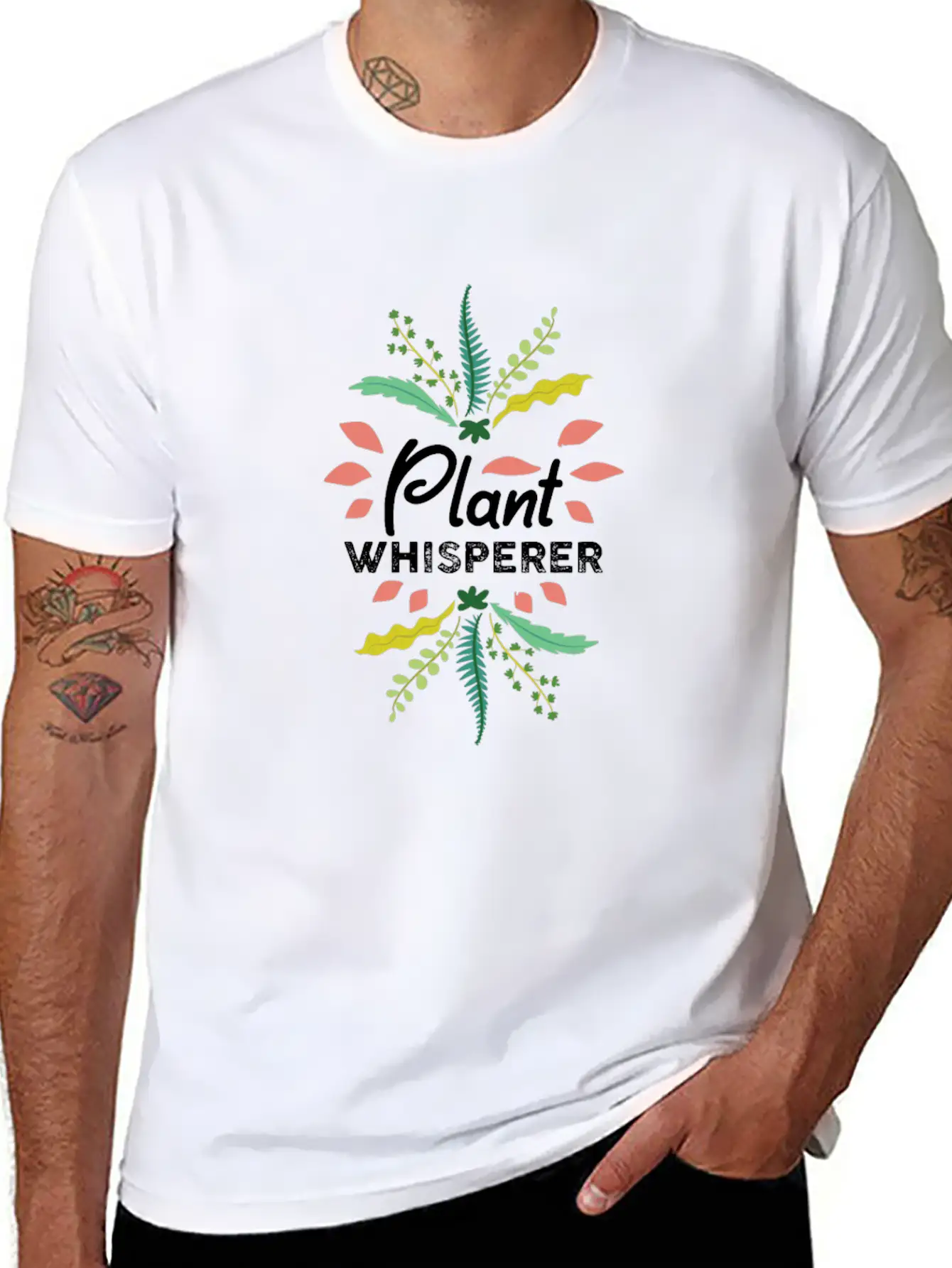 Plant Whisperer Timeless Short Sleeve Tee – Comfy And Minimalist Design