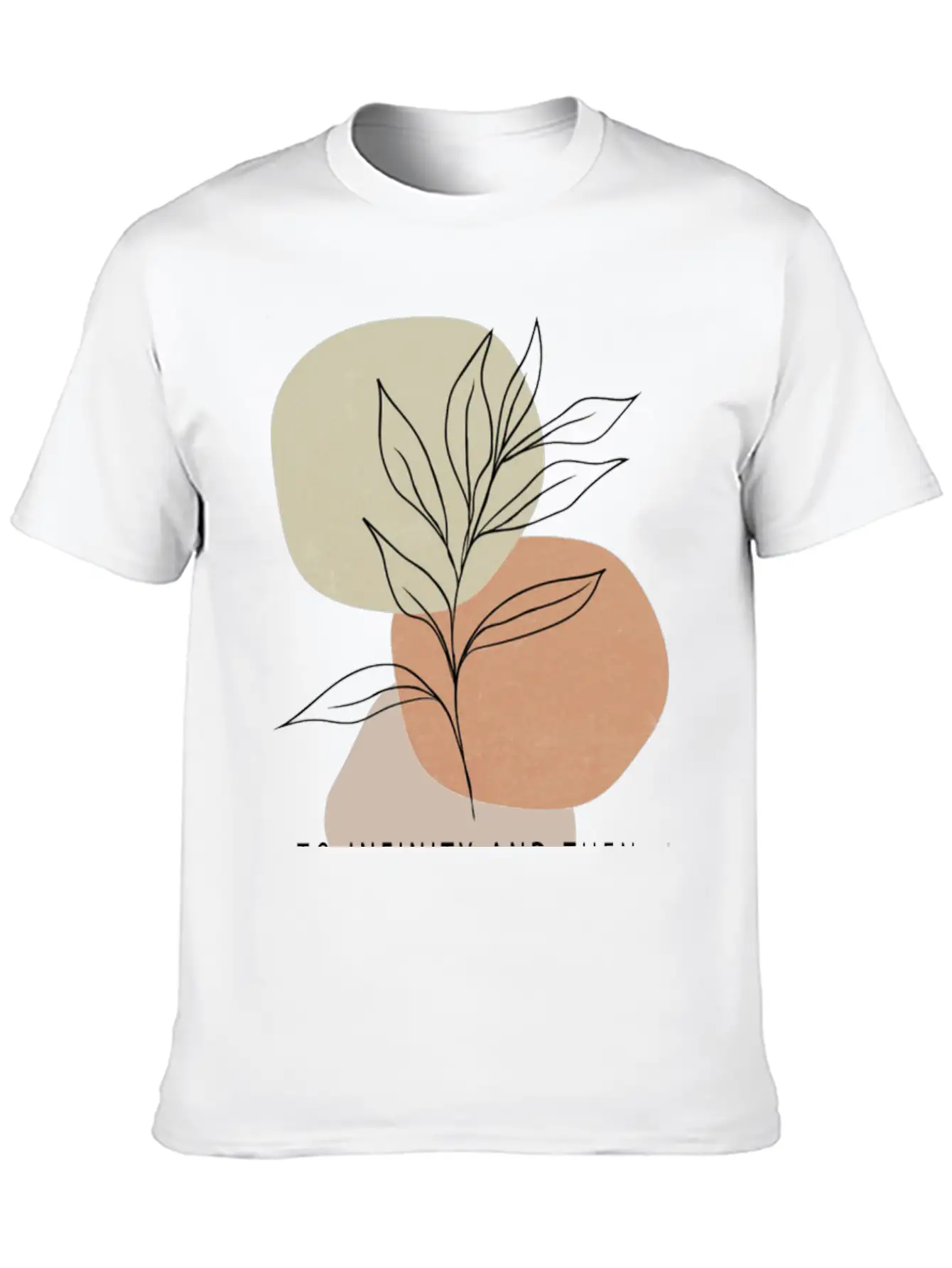 Plants Forever With One Line To Infinity And Then Timeless Short Sleeve Tee – Comfy And Minimalist Design