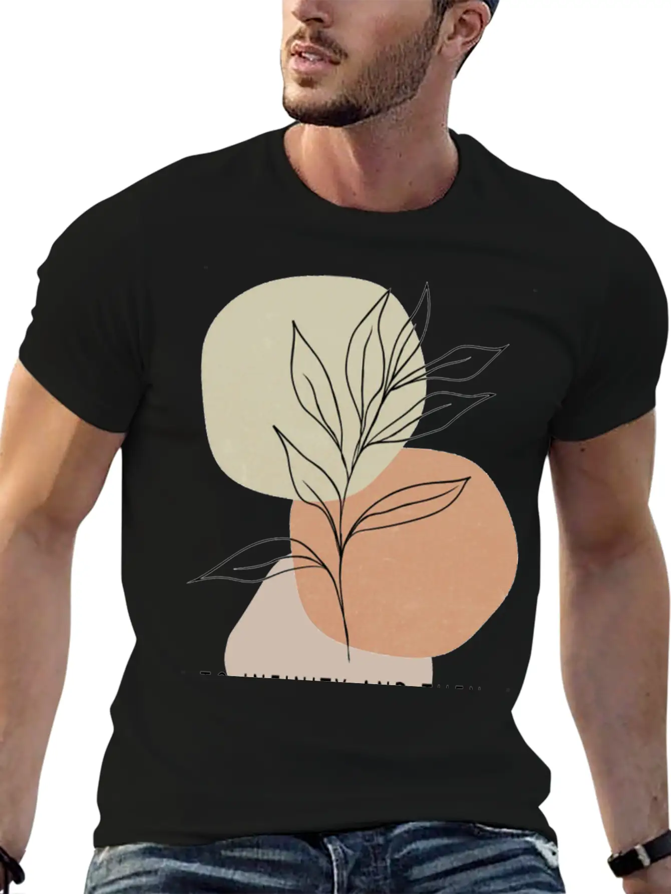 Plants Forever With One Line To Infinity And Then Timeless Short Sleeve Tee – Comfy And Minimalist Design