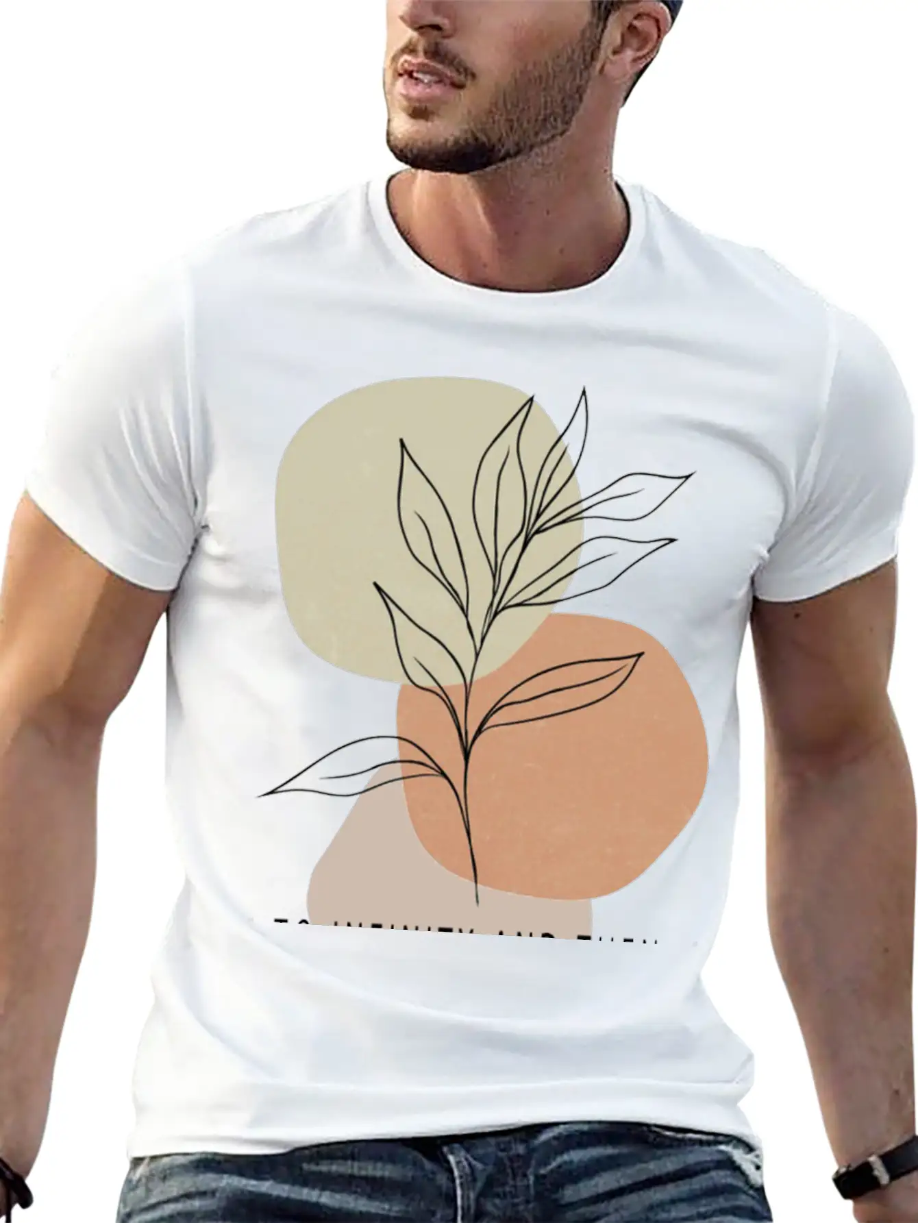 Plants Forever With One Line To Infinity And Then Timeless Short Sleeve Tee – Comfy And Minimalist Design