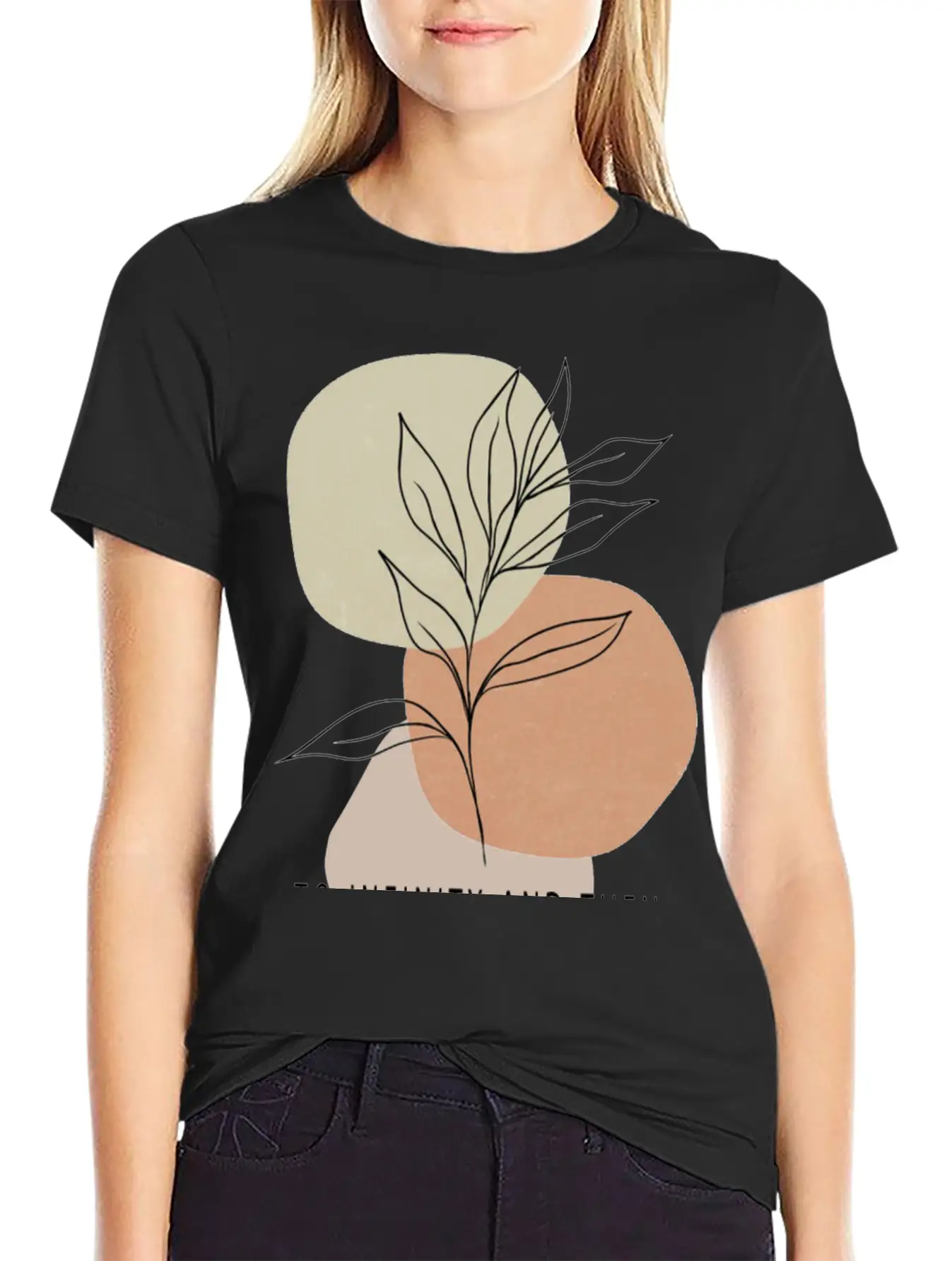 Plants Forever With One Line To Infinity And Then Timeless Short Sleeve Tee – Comfy And Minimalist Design