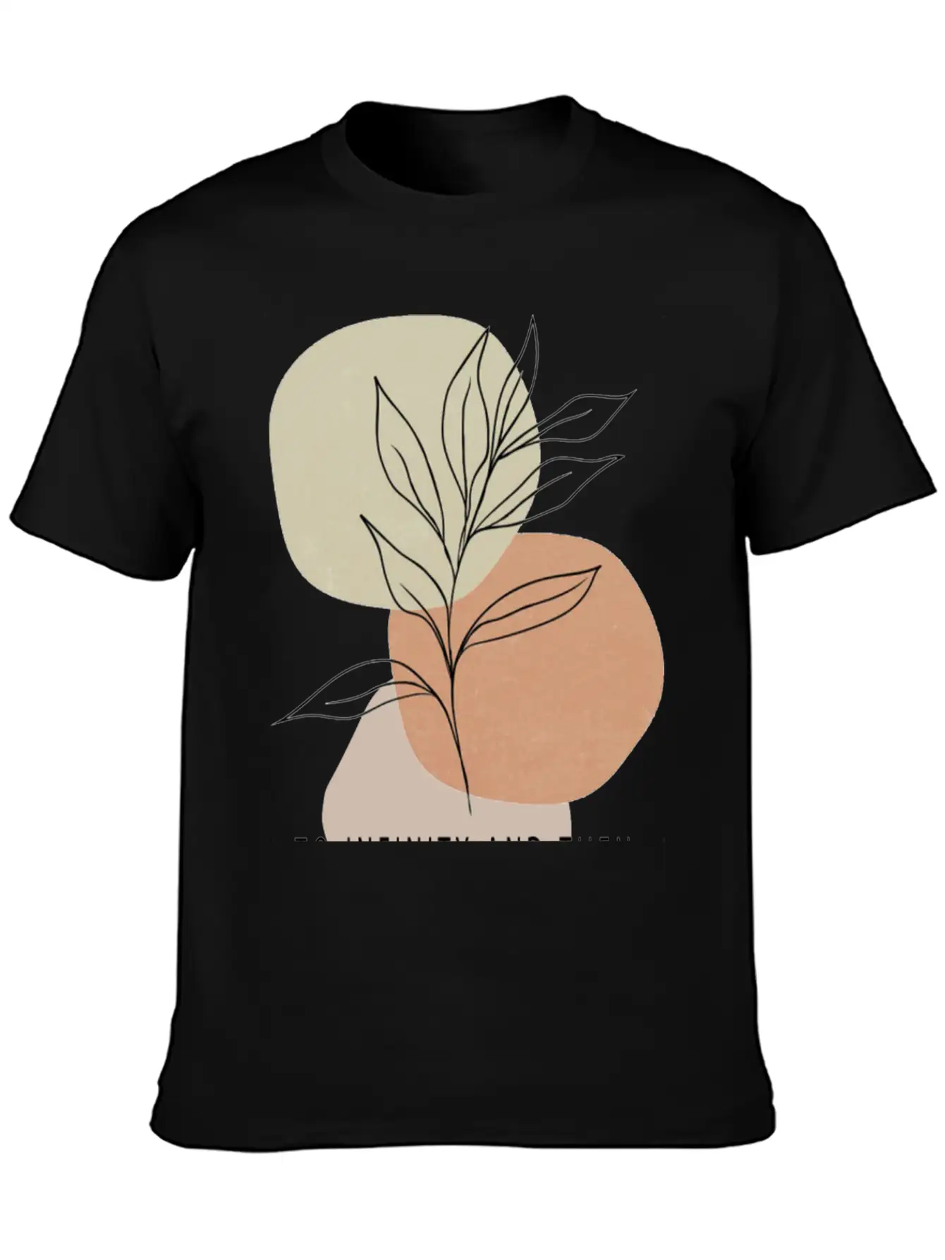 Plants Forever With One Line To Infinity And Then Timeless Short Sleeve Tee – Comfy And Minimalist Design