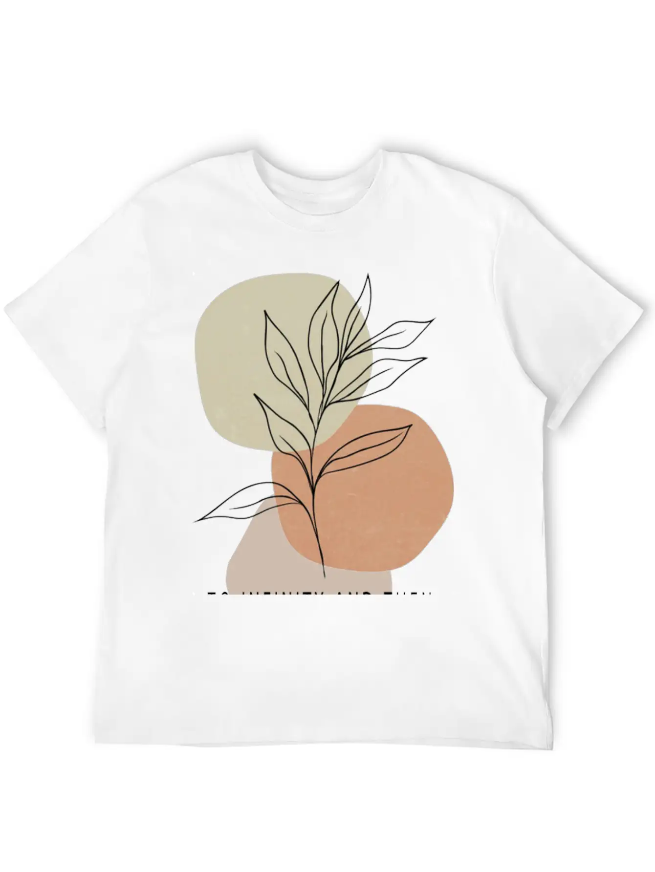 Plants Forever With One Line To Infinity And Then Timeless Short Sleeve Tee – Comfy And Minimalist Design