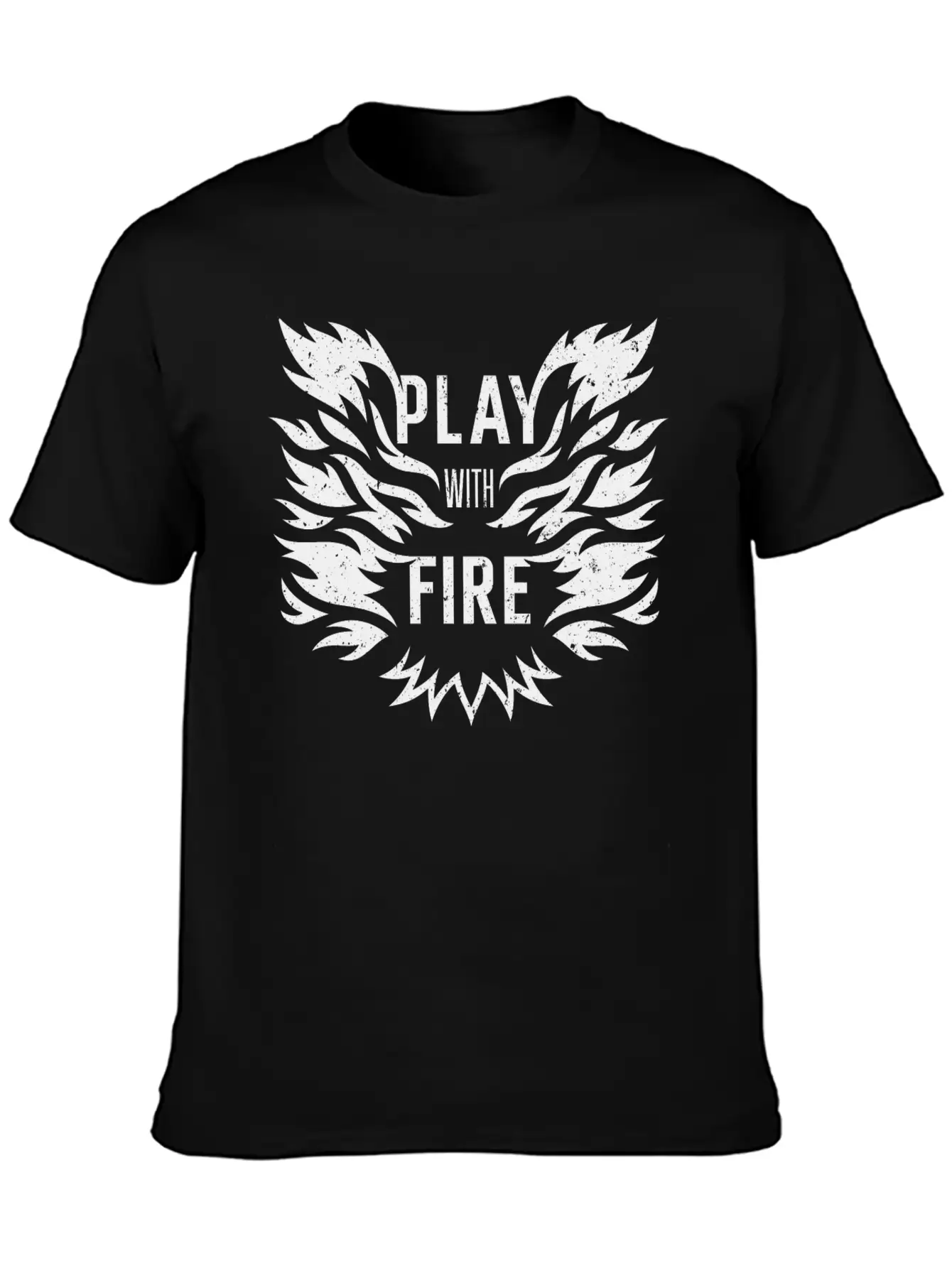 Play With Fire Comfortable Minimalist Graphic Tee – Summer Style Essential