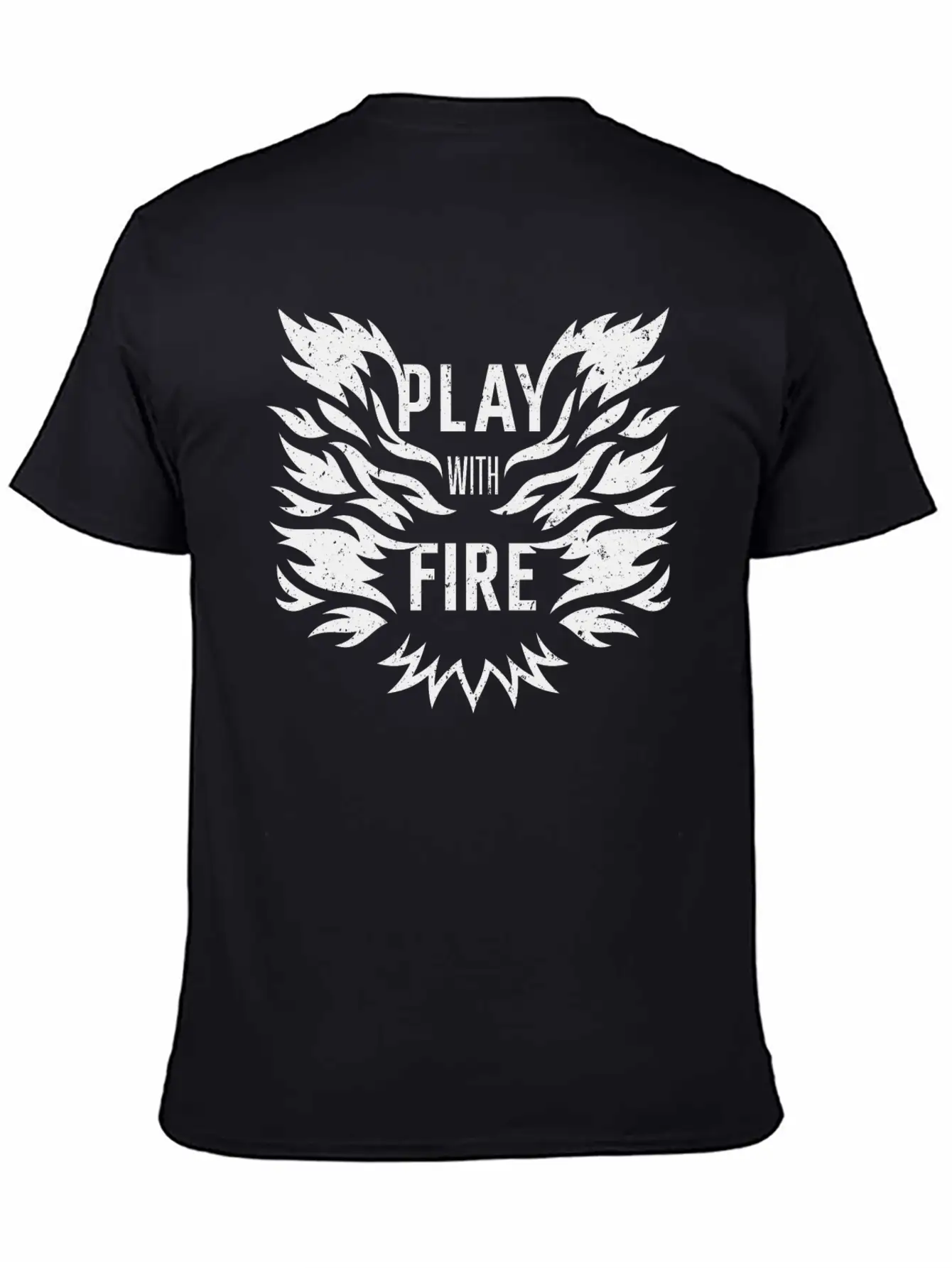 Play With Fire Comfortable Minimalist Graphic Tee – Summer Style Essential
