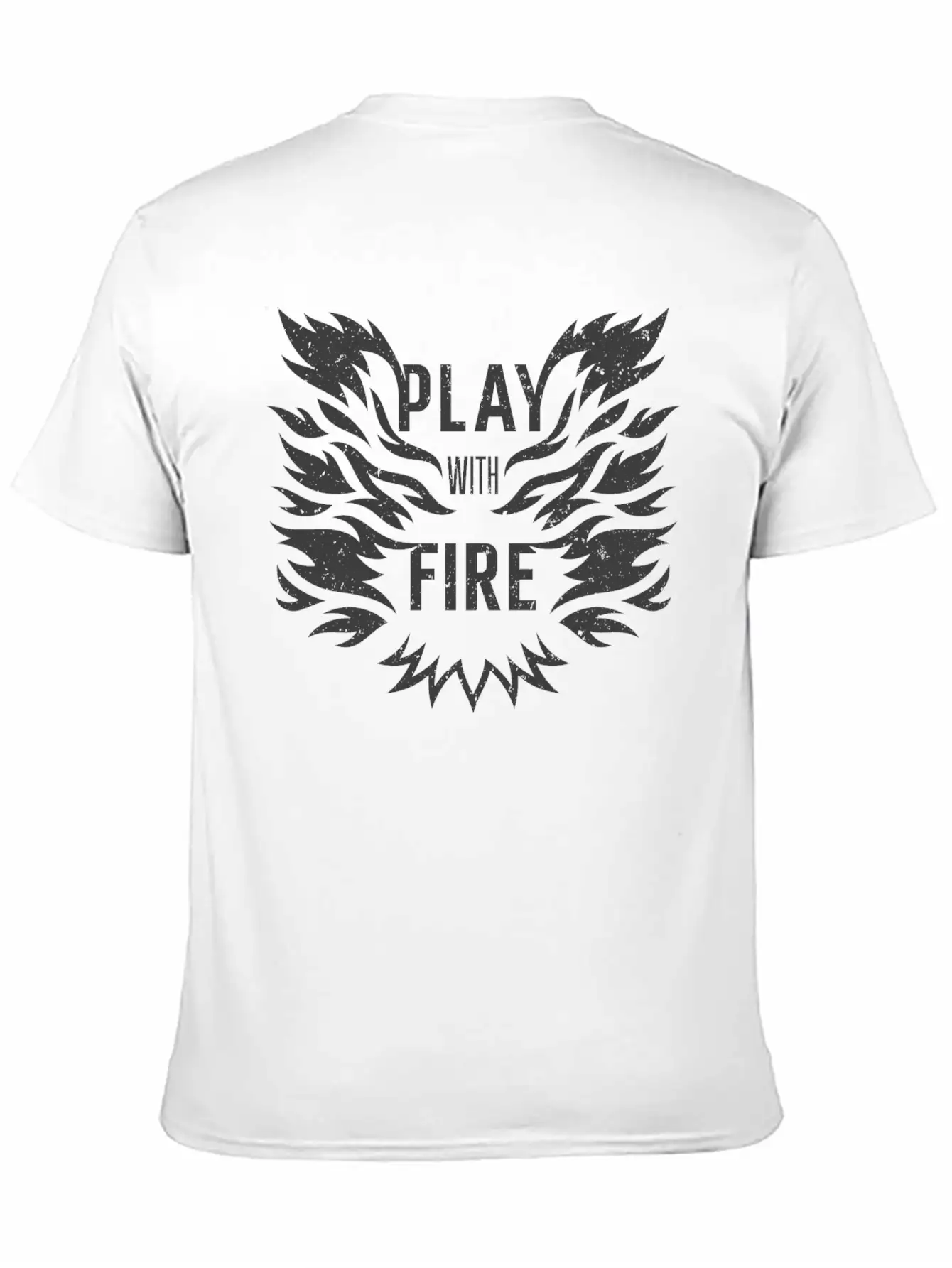 Play With Fire Comfortable Minimalist Graphic Tee – Summer Style Essential