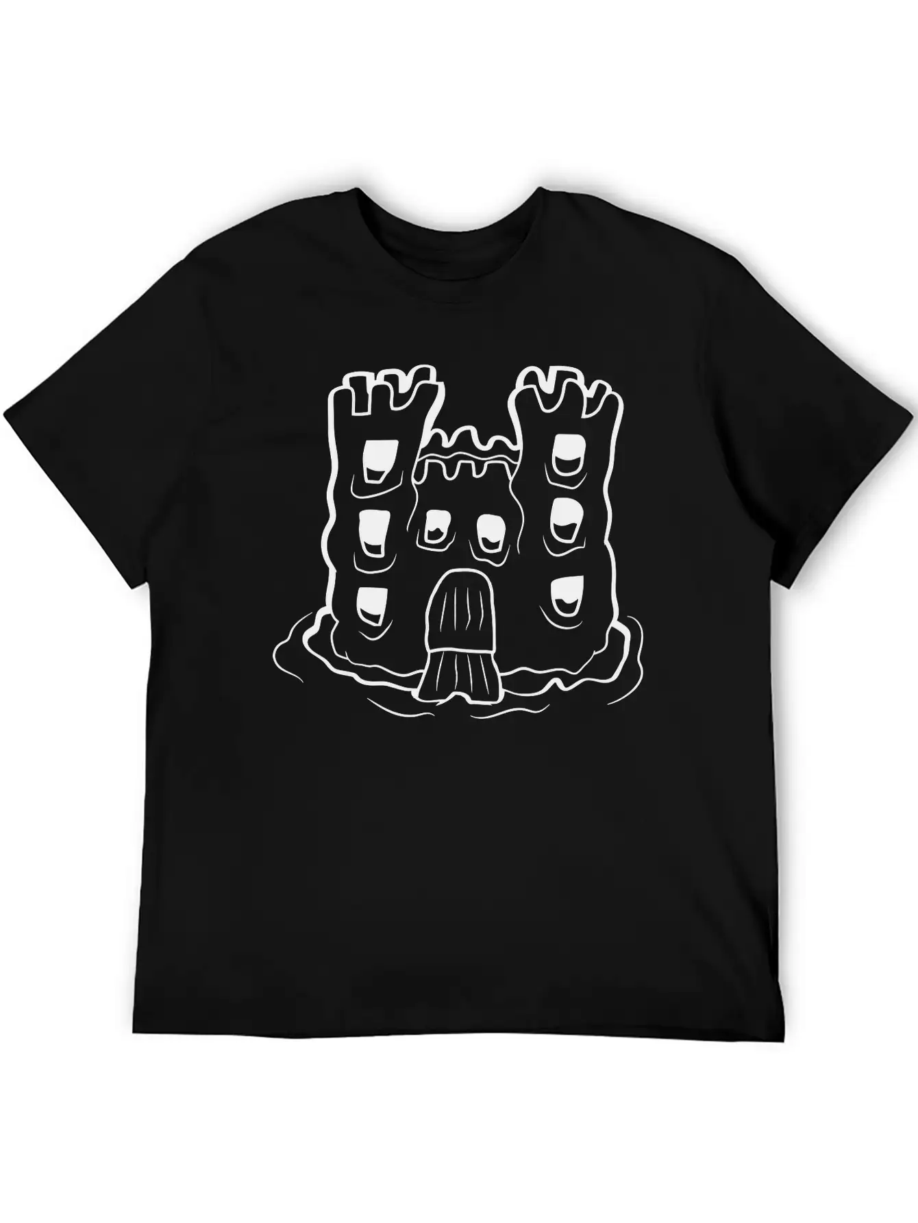 Playground Sand Castle Unisex Short Sleeve Soft Cotton T-Shirt – Casual Everyday Wear