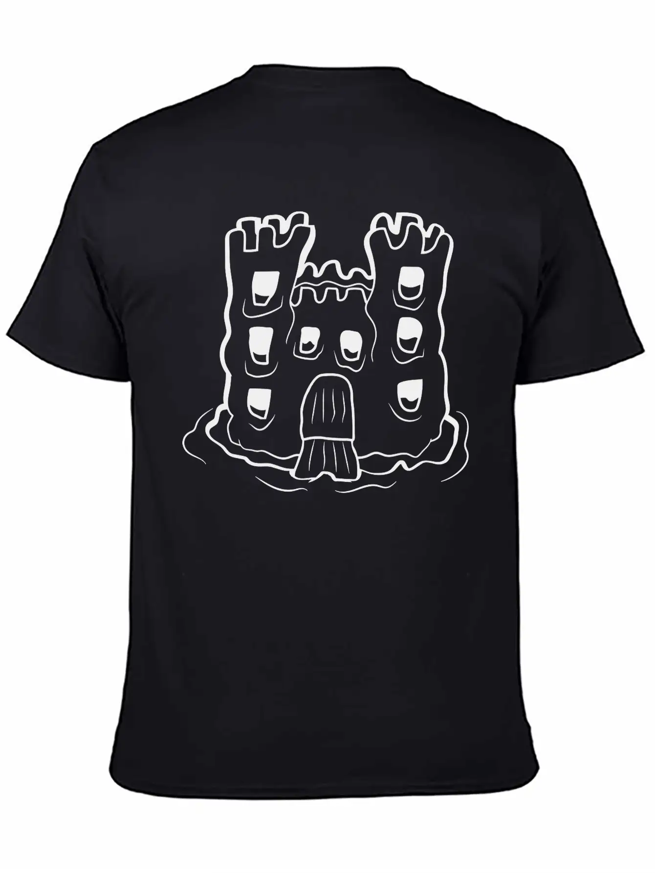 Playground Sand Castle Unisex Short Sleeve Soft Cotton T-Shirt – Casual Everyday Wear
