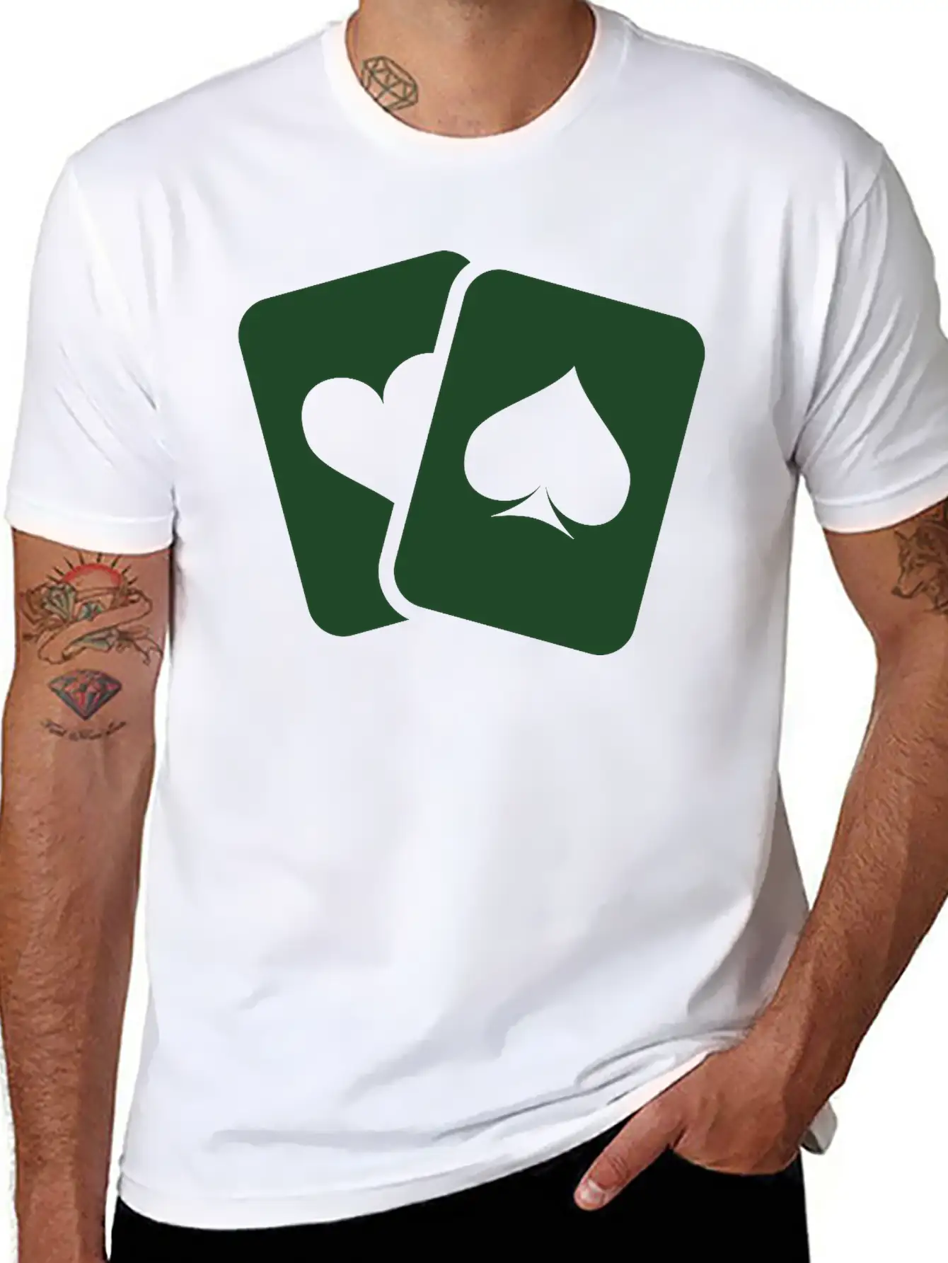 Playing Cards Stylish Everyday T-Shirt – Unisex Basic Cotton Tee