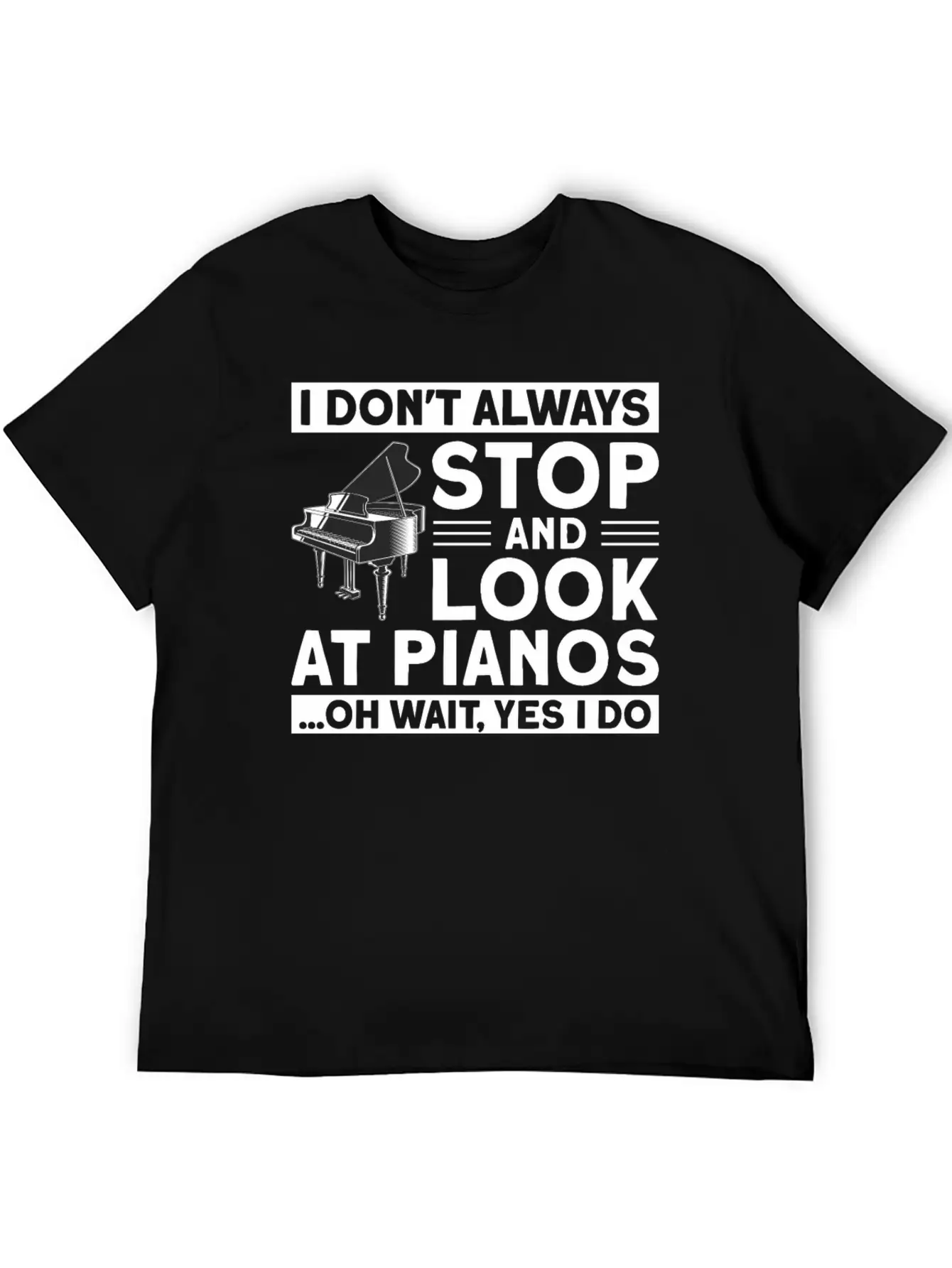 Playing Piano Pianist Piano Essential Unisex Summer Tee – Soft Cotton Casual Fit