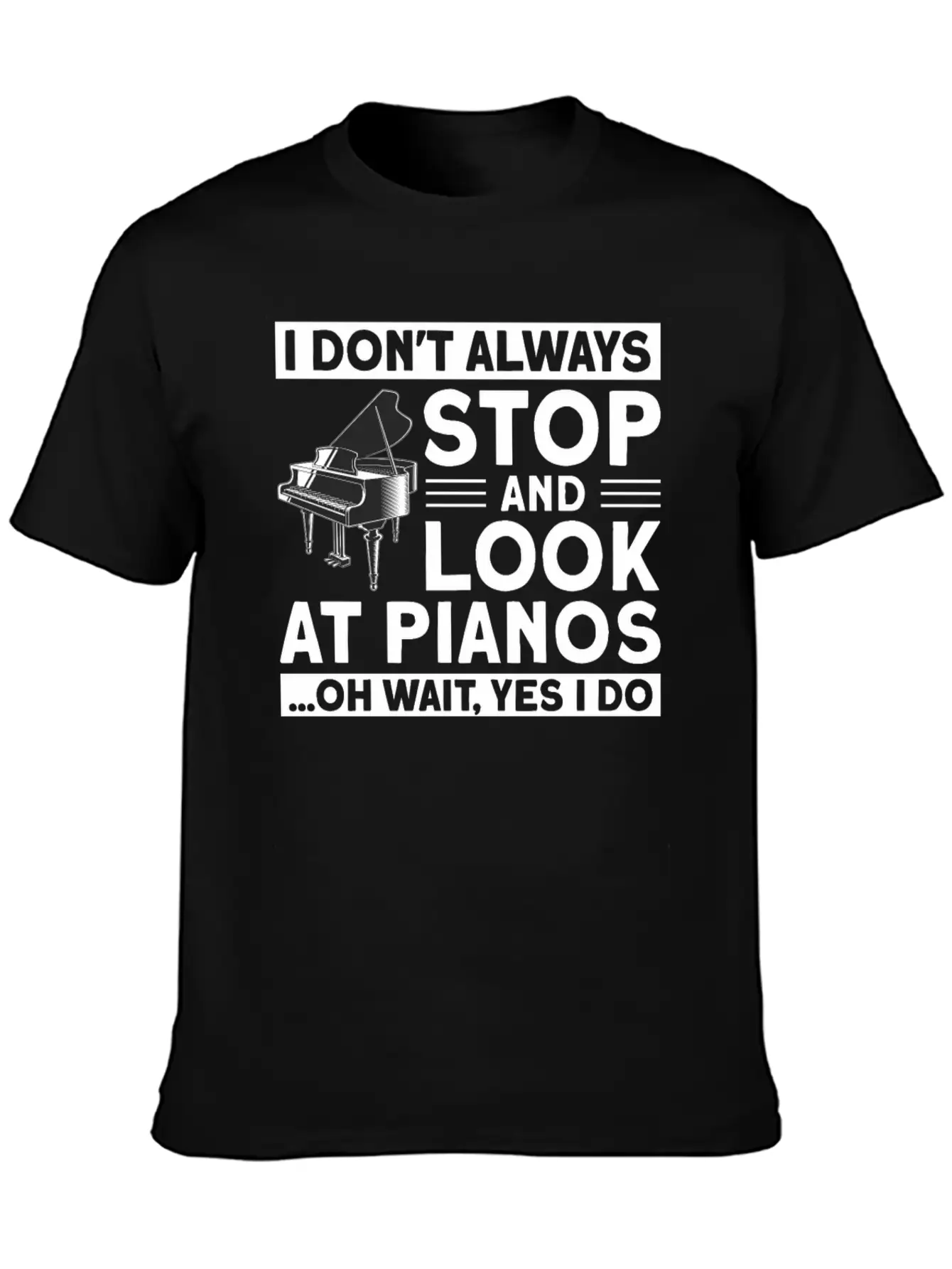 Playing Piano Pianist Piano Essential Unisex Summer Tee – Soft Cotton Casual Fit