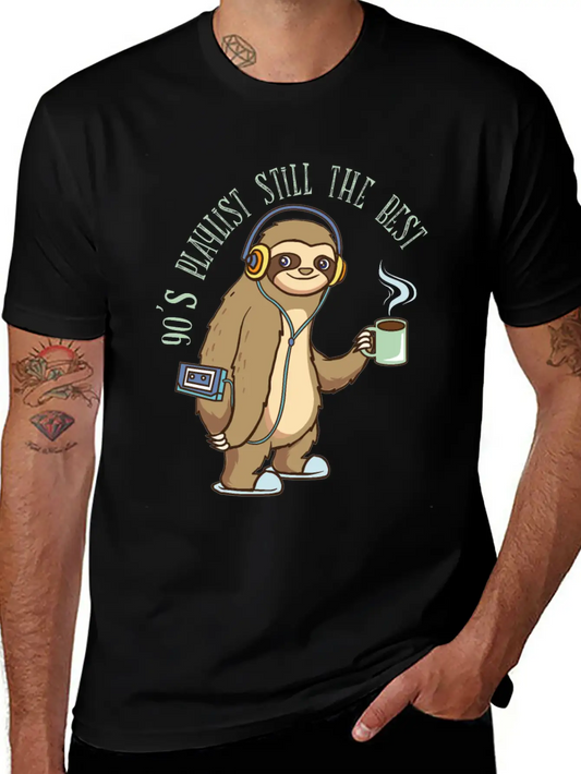 Playlist - 90's Songs Coffee Walkman - Zoo Comfortable Minimalist Graphic Tee – Summer Style Essential