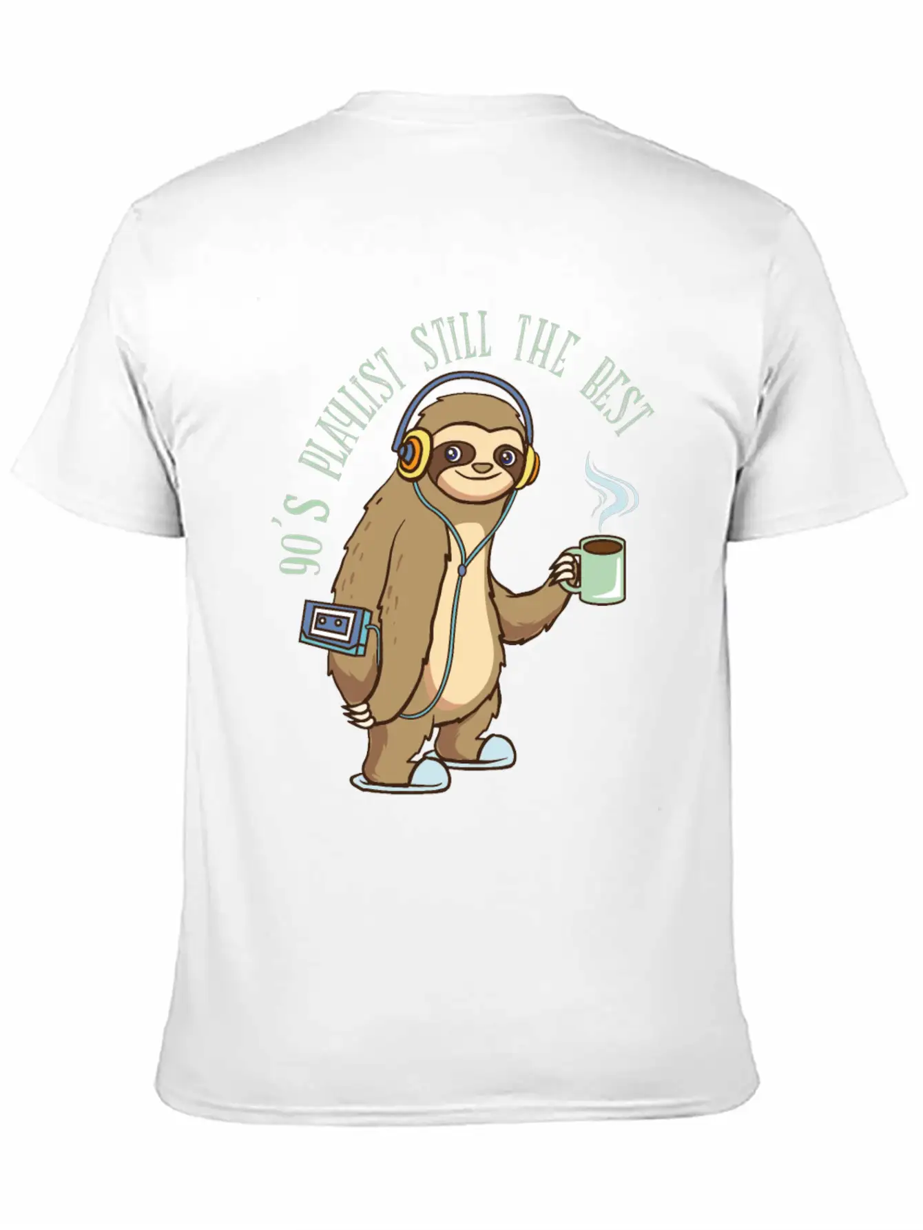 Playlist - 90's Songs Coffee Walkman - Zoo Comfortable Minimalist Graphic Tee – Summer Style Essential
