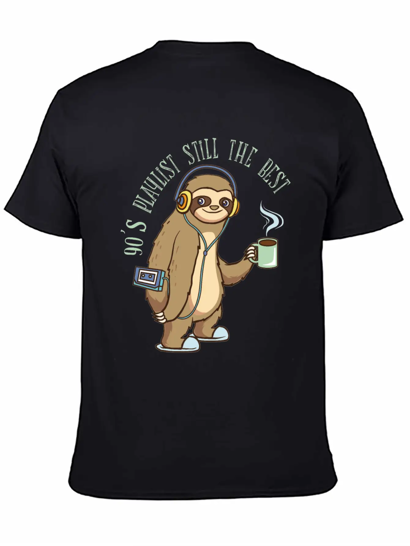 Playlist - 90's Songs Coffee Walkman - Zoo Comfortable Minimalist Graphic Tee – Summer Style Essential