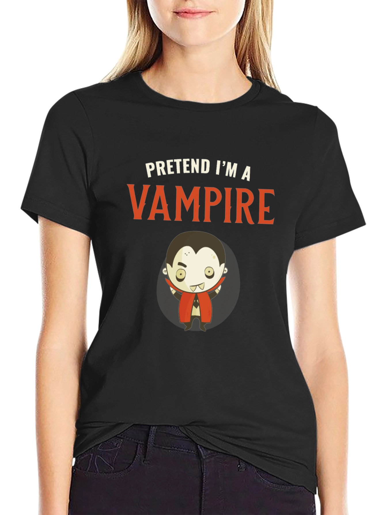 Pretend Im A Vampire - Funny Halloween T-Shirt