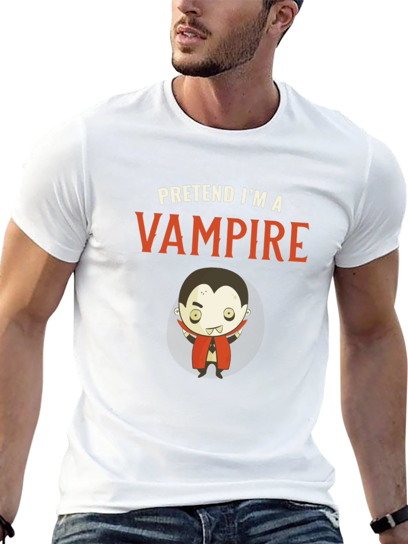 Pretend Im A Vampire - Funny Halloween T-Shirt