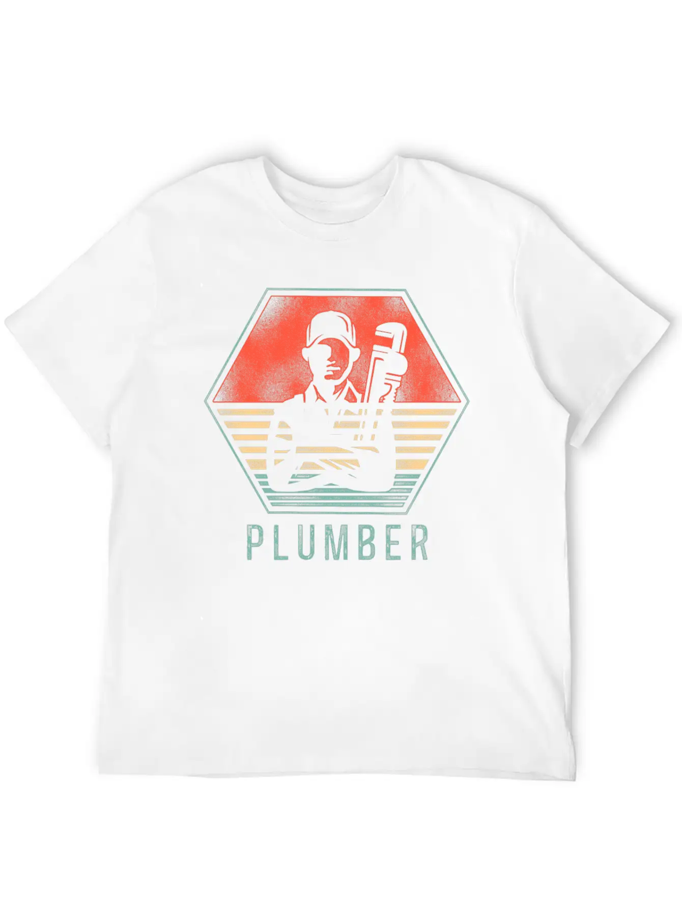 Plumbing Plumber Retro Vintage Unisex Short Sleeve Soft Cotton T-Shirt – Casual Everyday Wear