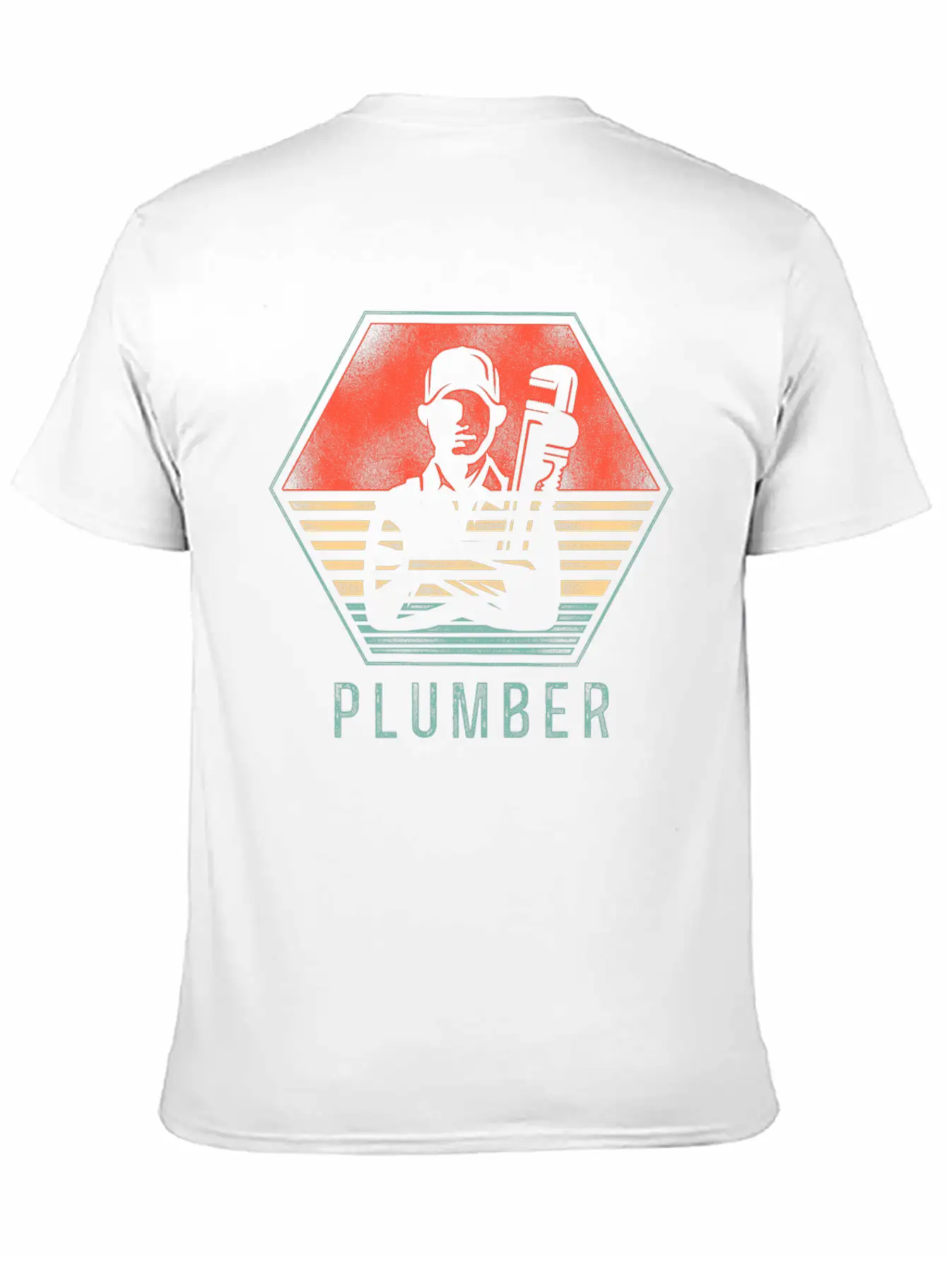 Plumbing Plumber Retro Vintage Unisex Short Sleeve Soft Cotton T-Shirt – Casual Everyday Wear