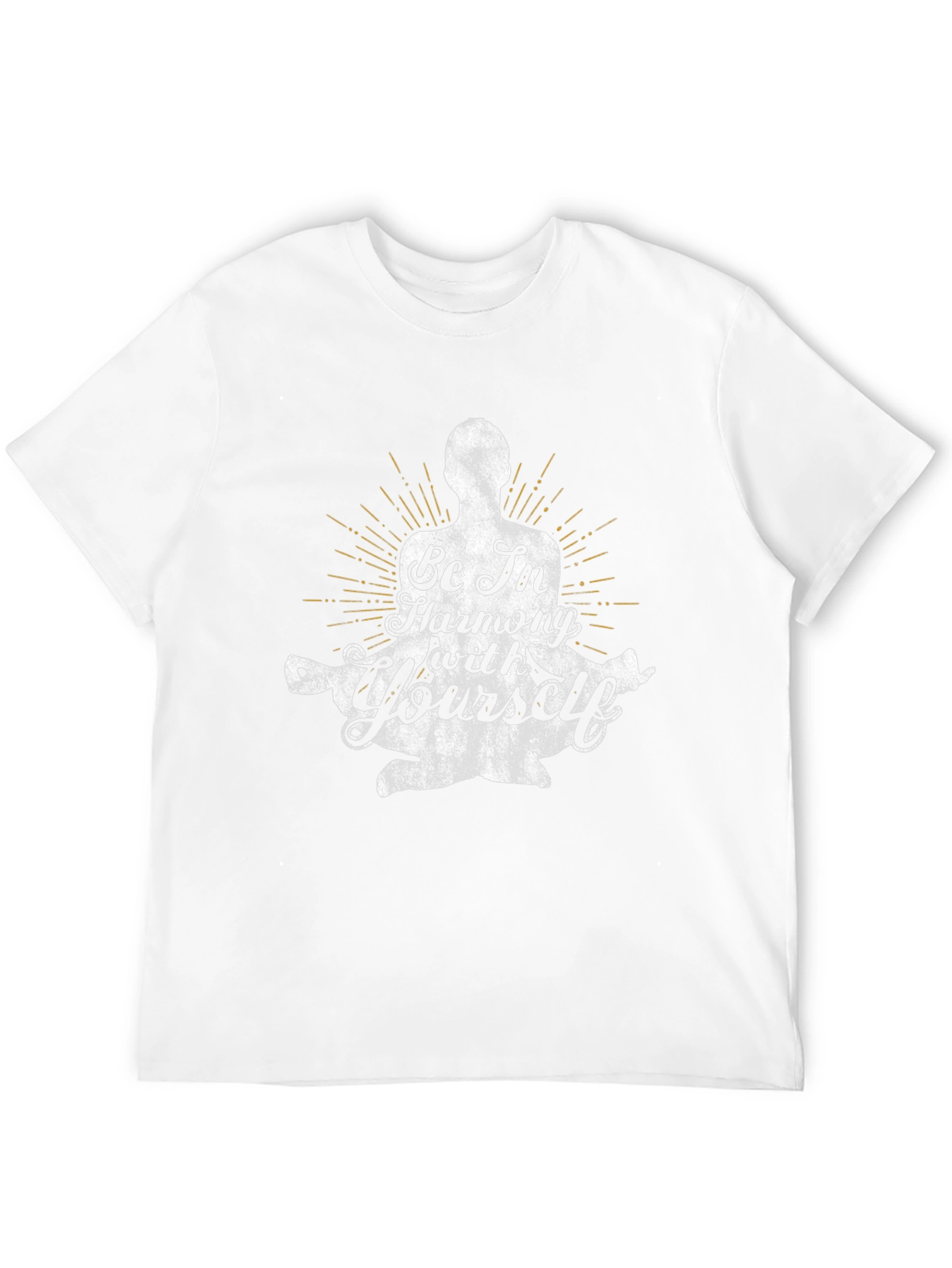 Be In Harmony With Yourself Black Graphic Tee