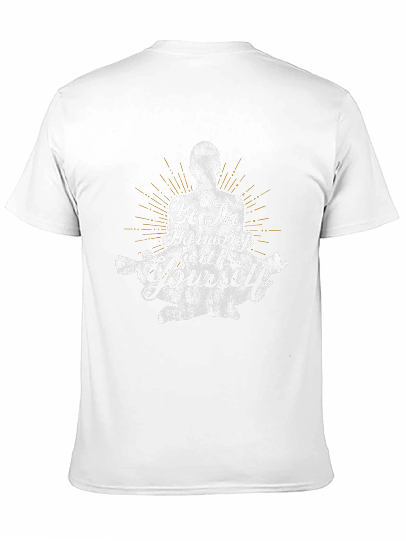 Be In Harmony With Yourself Black Graphic Tee