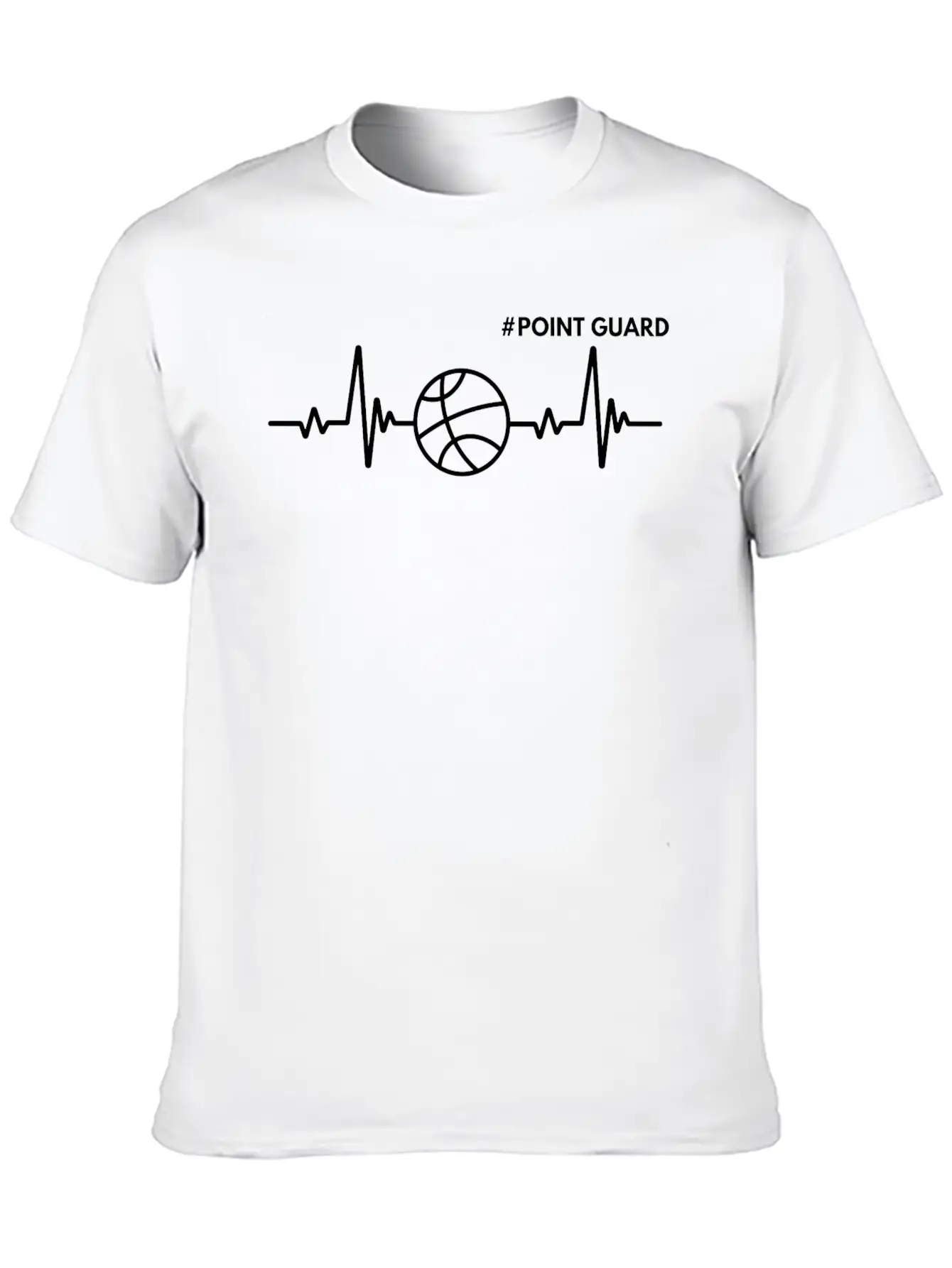 Point Guard The Heartbeat Of The Team Timeless Short Sleeve Tee – Comfy And Minimalist Design