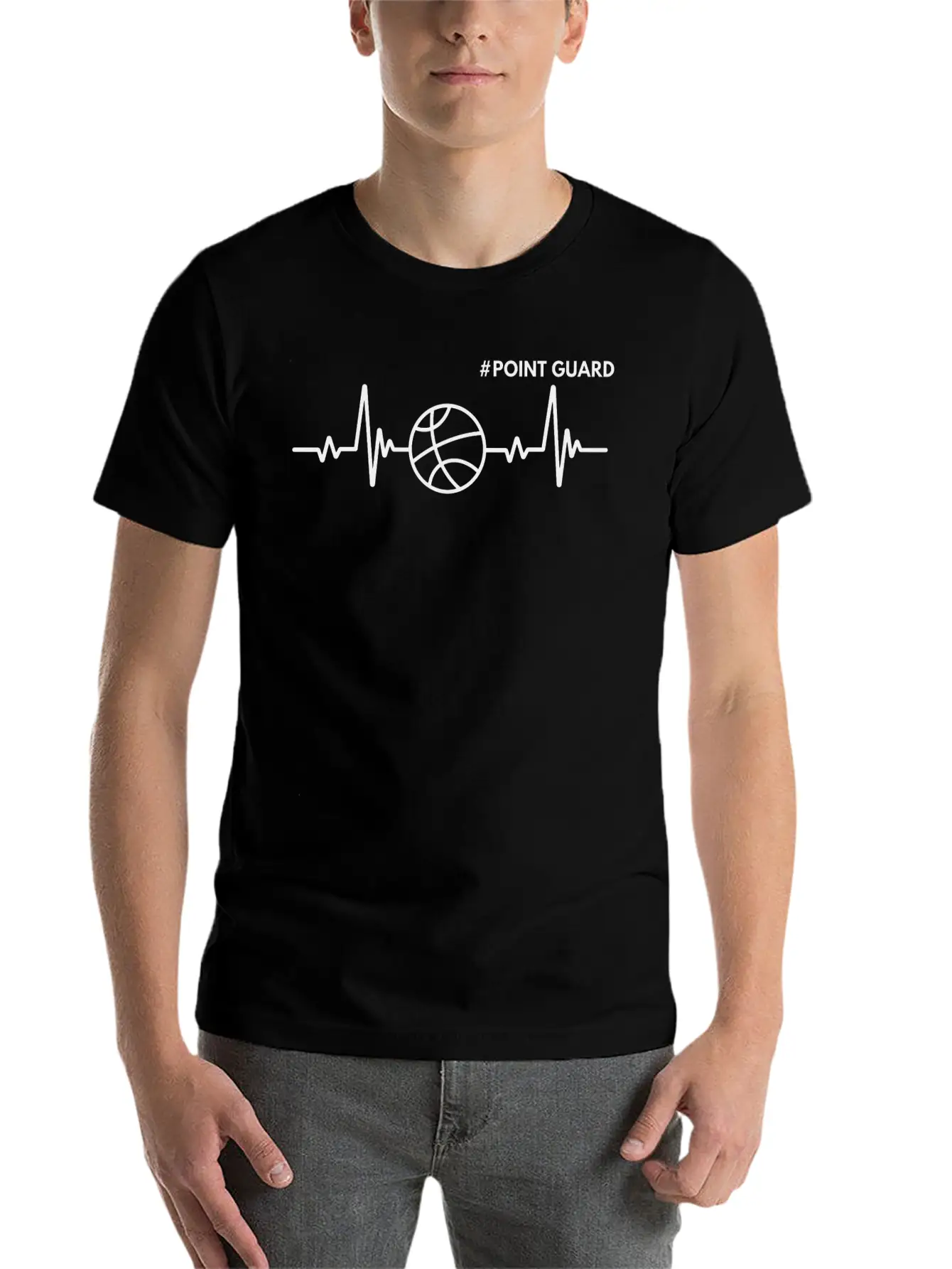 Point Guard The Heartbeat Of The Team Timeless Short Sleeve Tee – Comfy And Minimalist Design