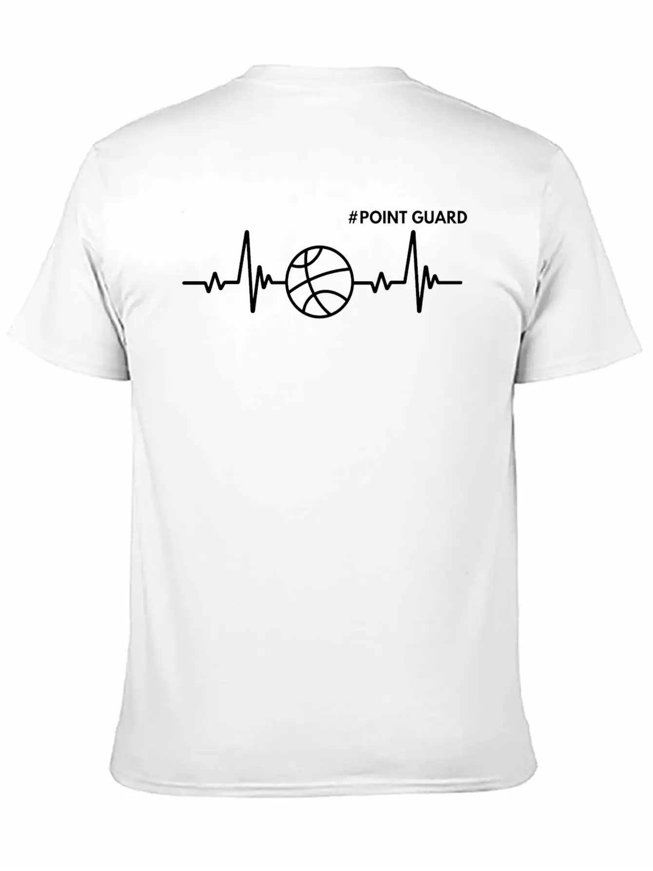 Point Guard The Heartbeat Of The Team Timeless Short Sleeve Tee – Comfy And Minimalist Design
