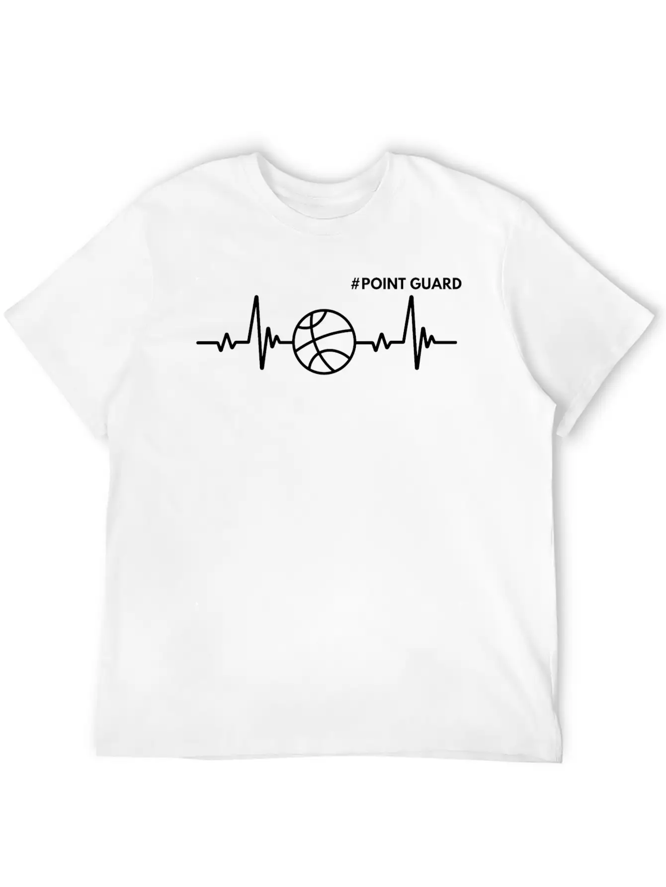Point Guard The Heartbeat Of The Team Timeless Short Sleeve Tee – Comfy And Minimalist Design